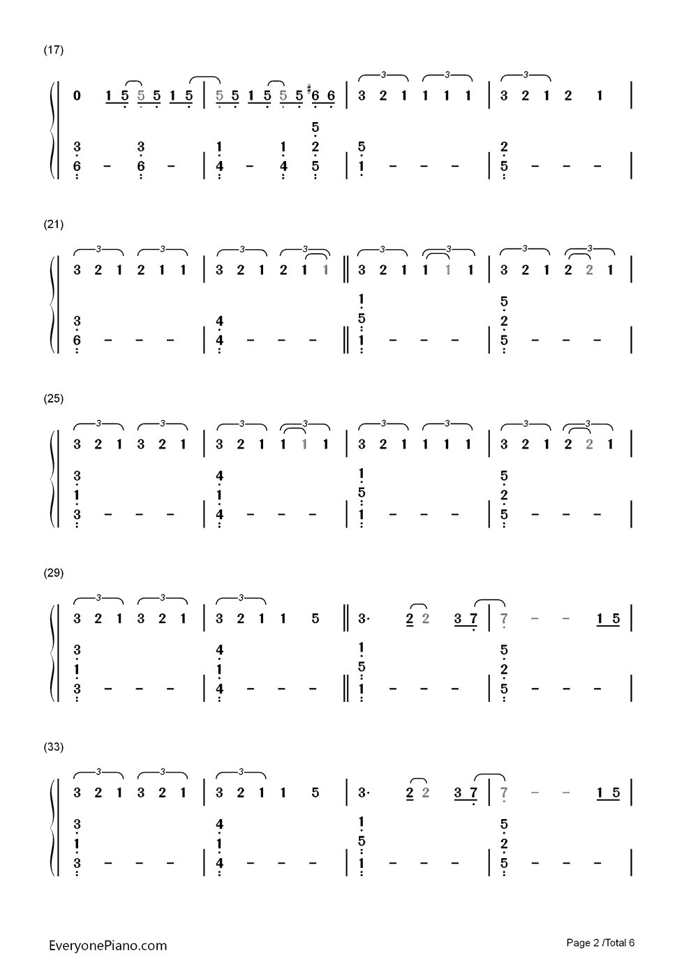 Good_Girls钢琴简谱_5_Seconds_of_Summer演唱