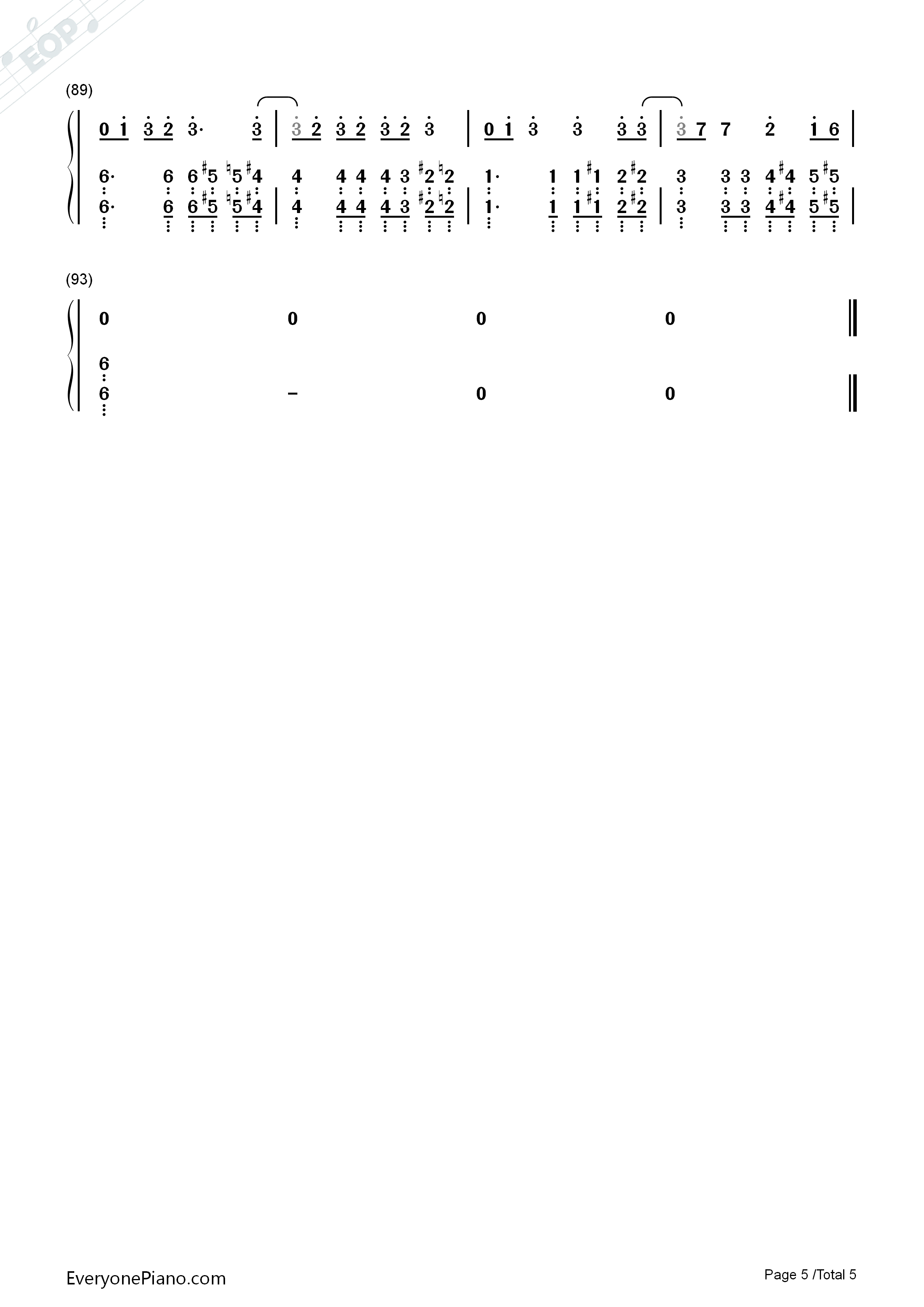 Thought_Contagion钢琴简谱_Muse演唱