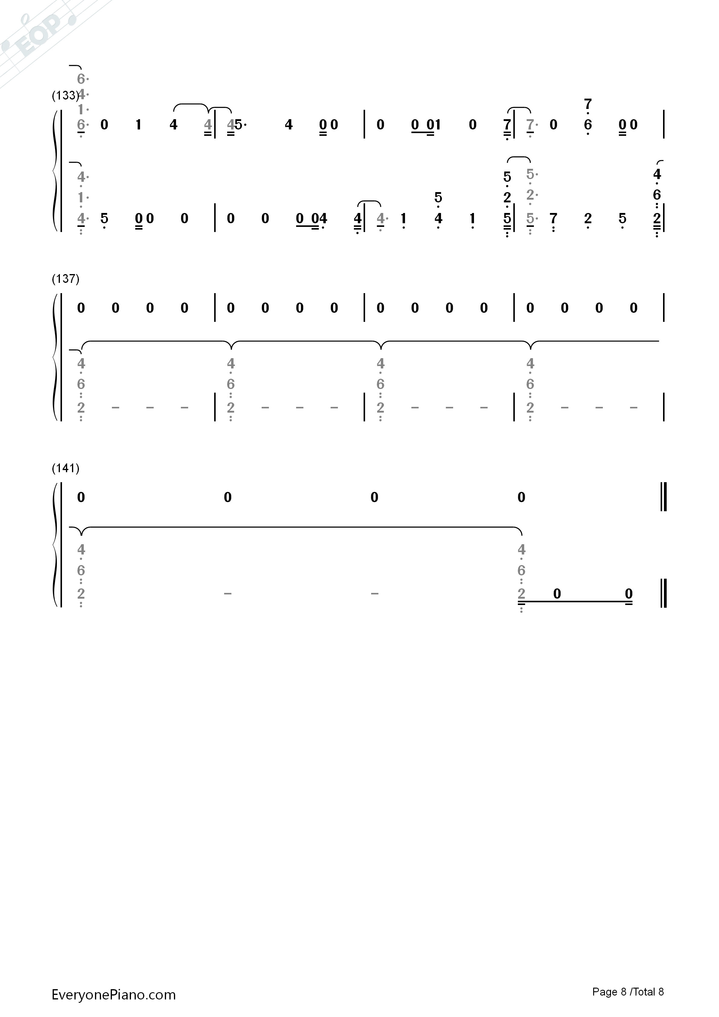 Dancing_With_Our_Hands_Tied钢琴简谱_Taylor_Swift演唱