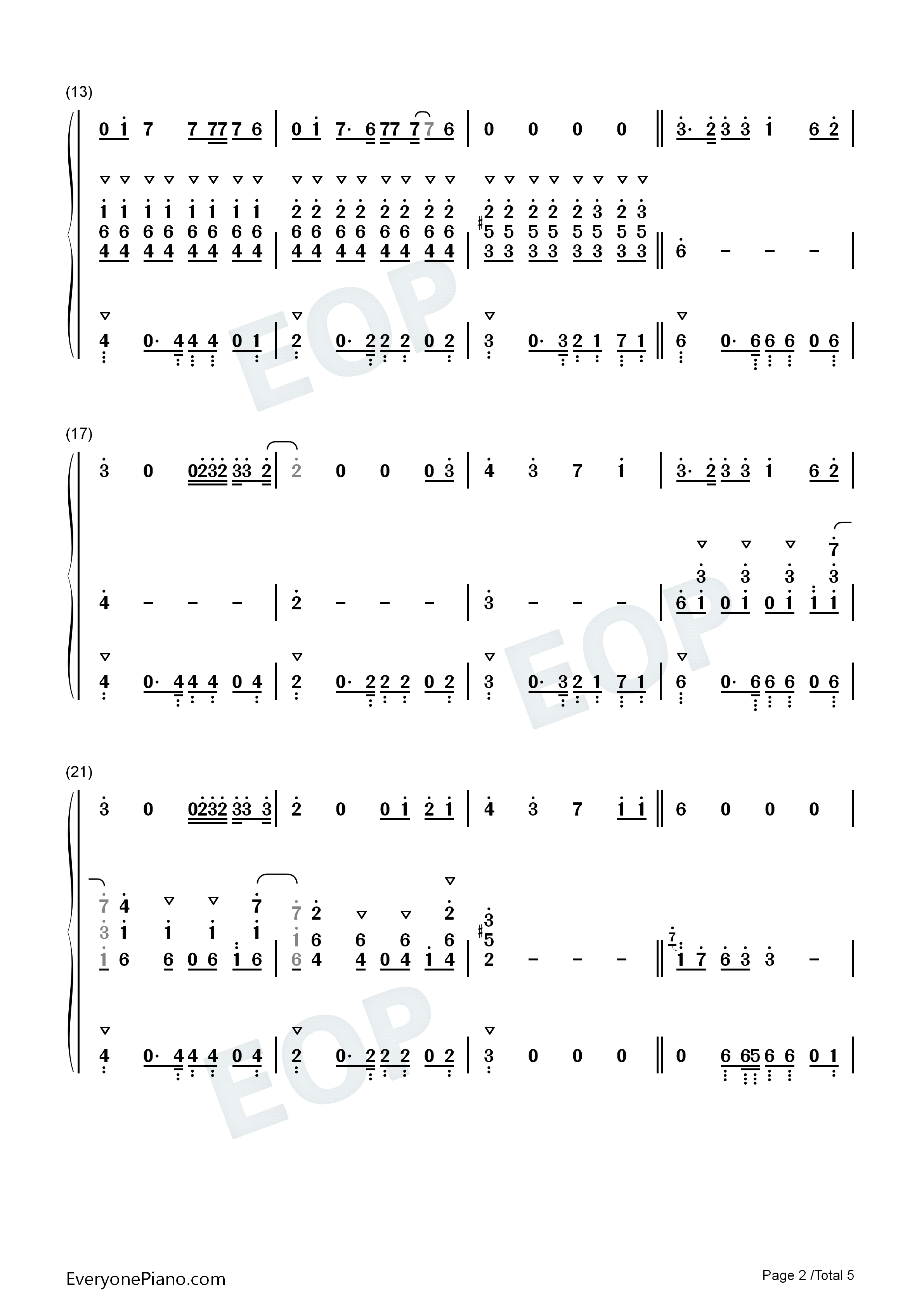All_the_Good_Girls_Go_to_Hell钢琴简谱_Billie_Eilish演唱
