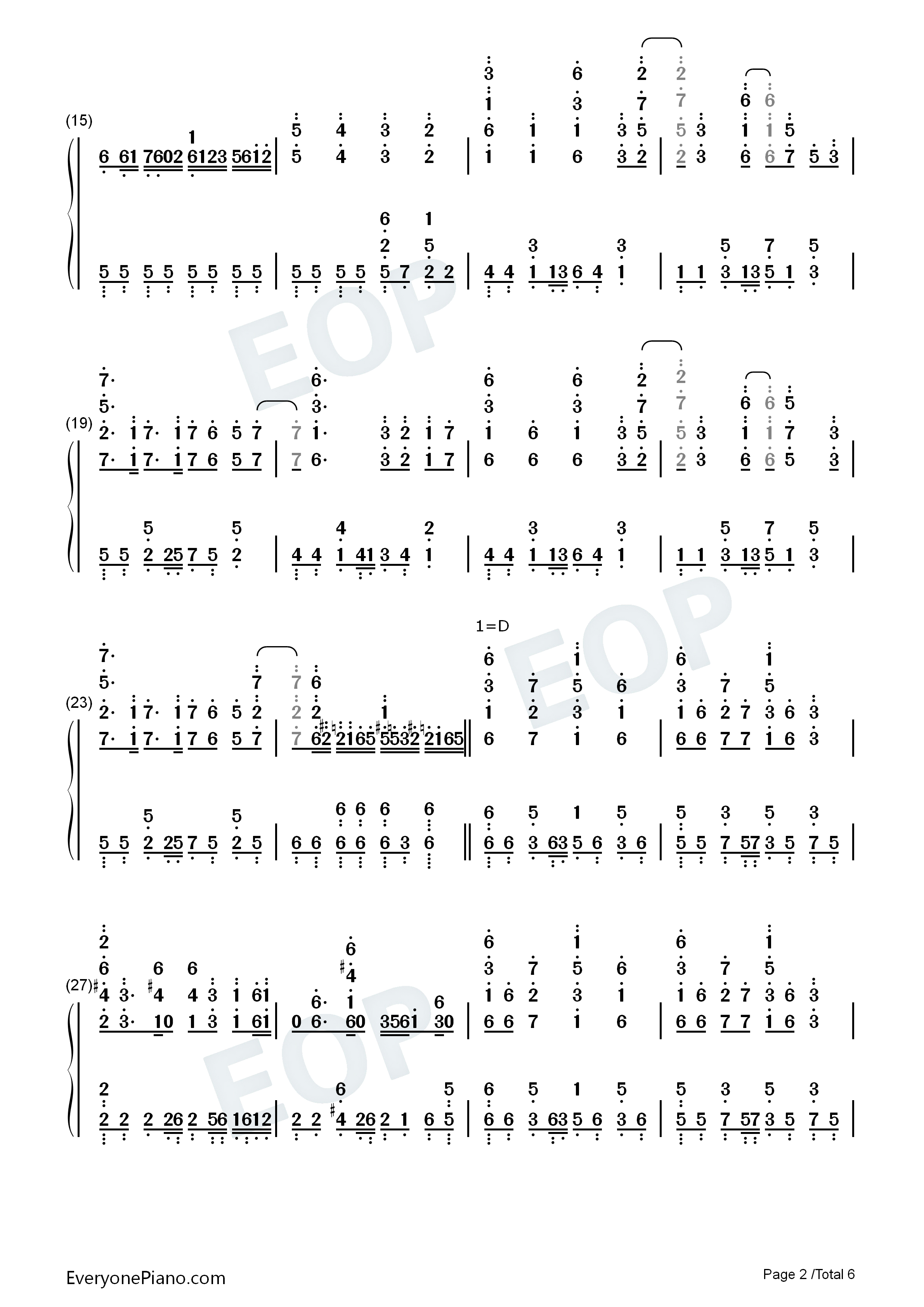 Lost_in_Paradise钢琴简谱_ALI_AKLO演唱