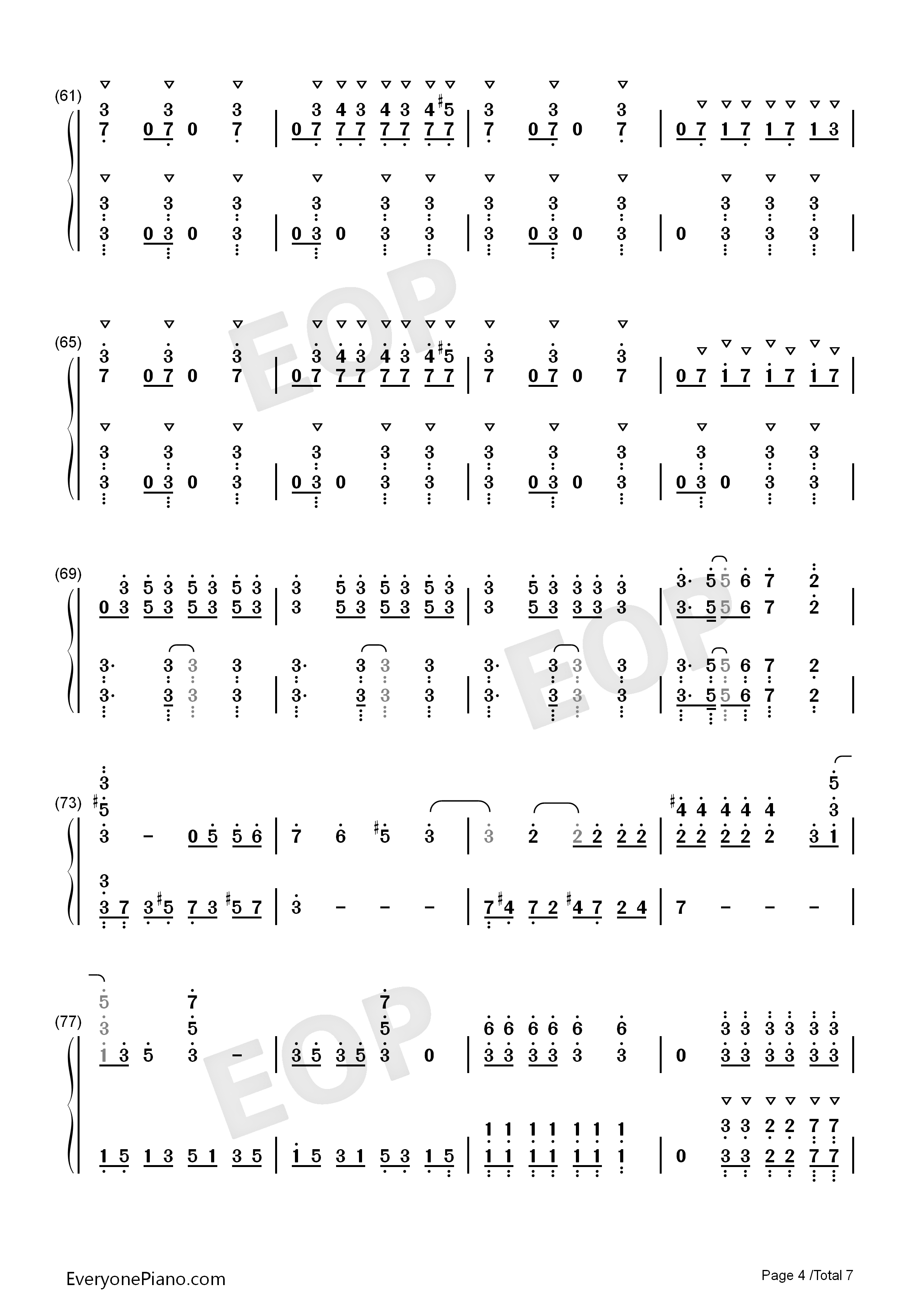 POP_STARS钢琴简谱_KDA演唱