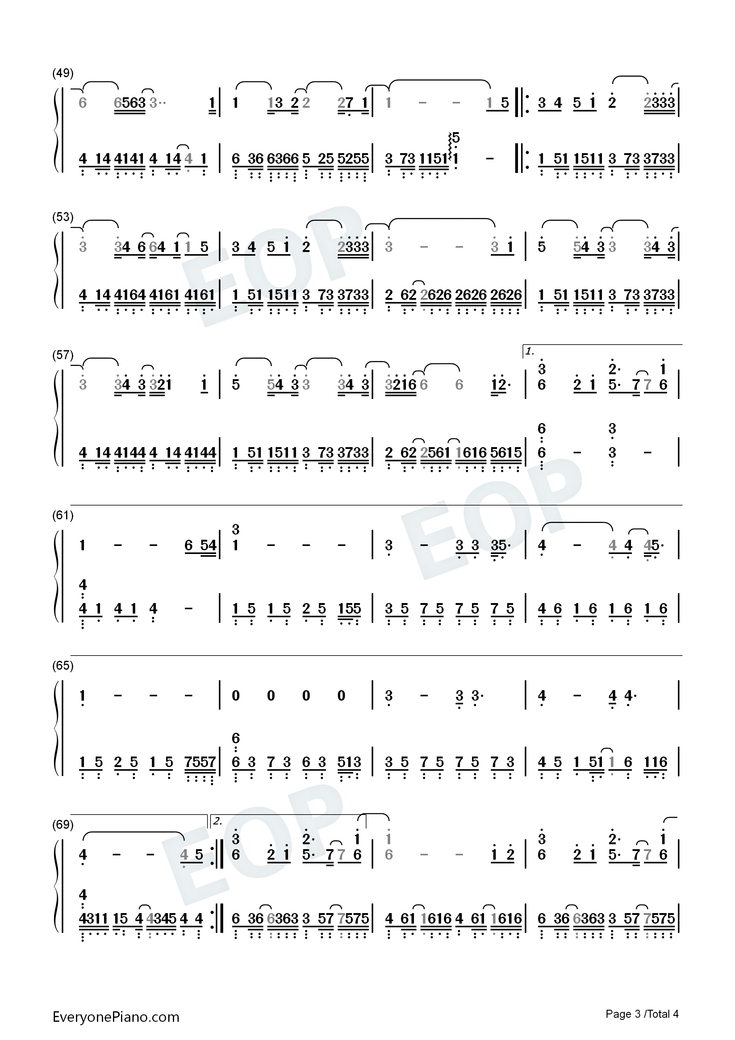 Someday_or_One_Day钢琴简谱_孙盛希演唱