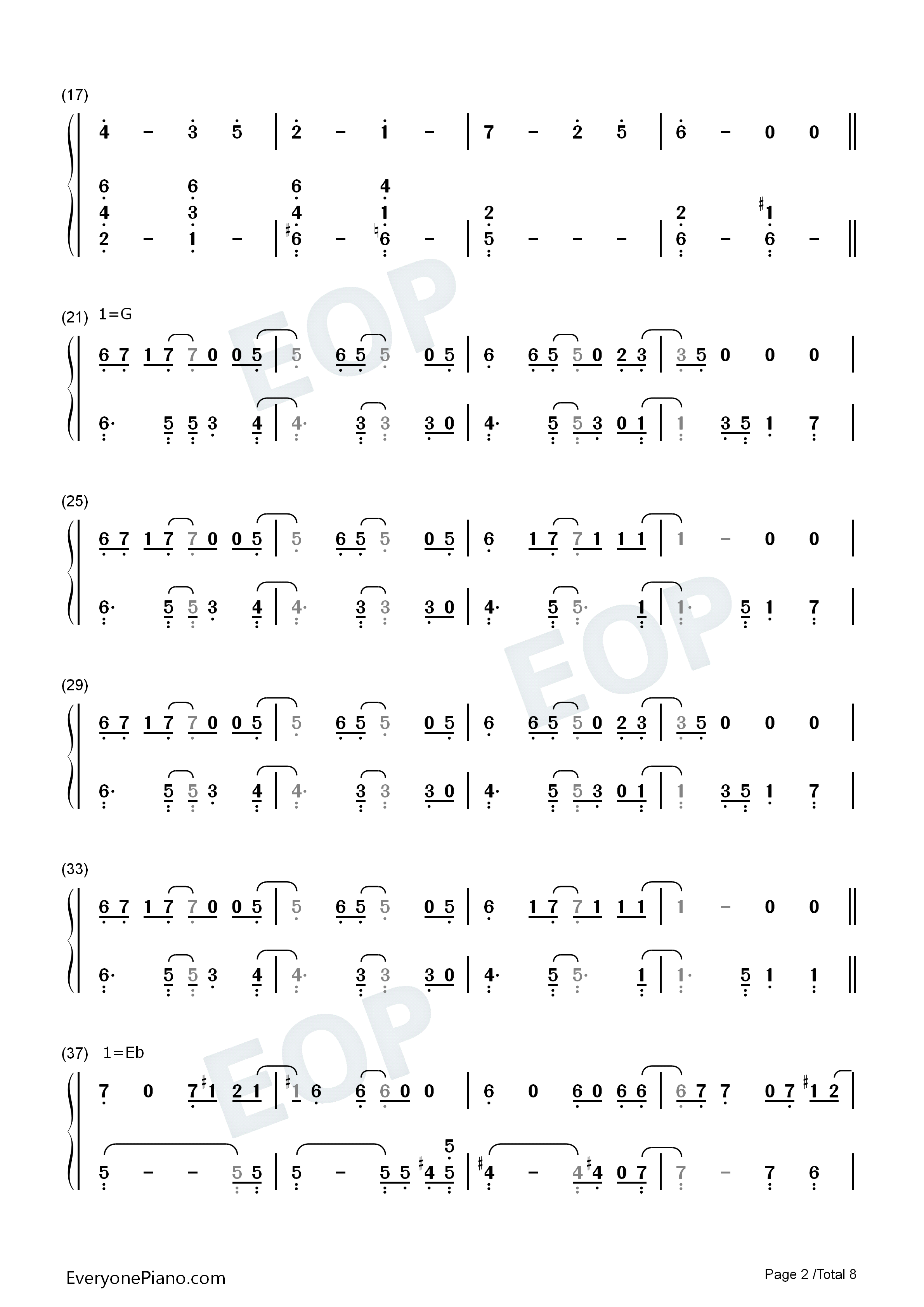 My_will钢琴简谱_dream演唱