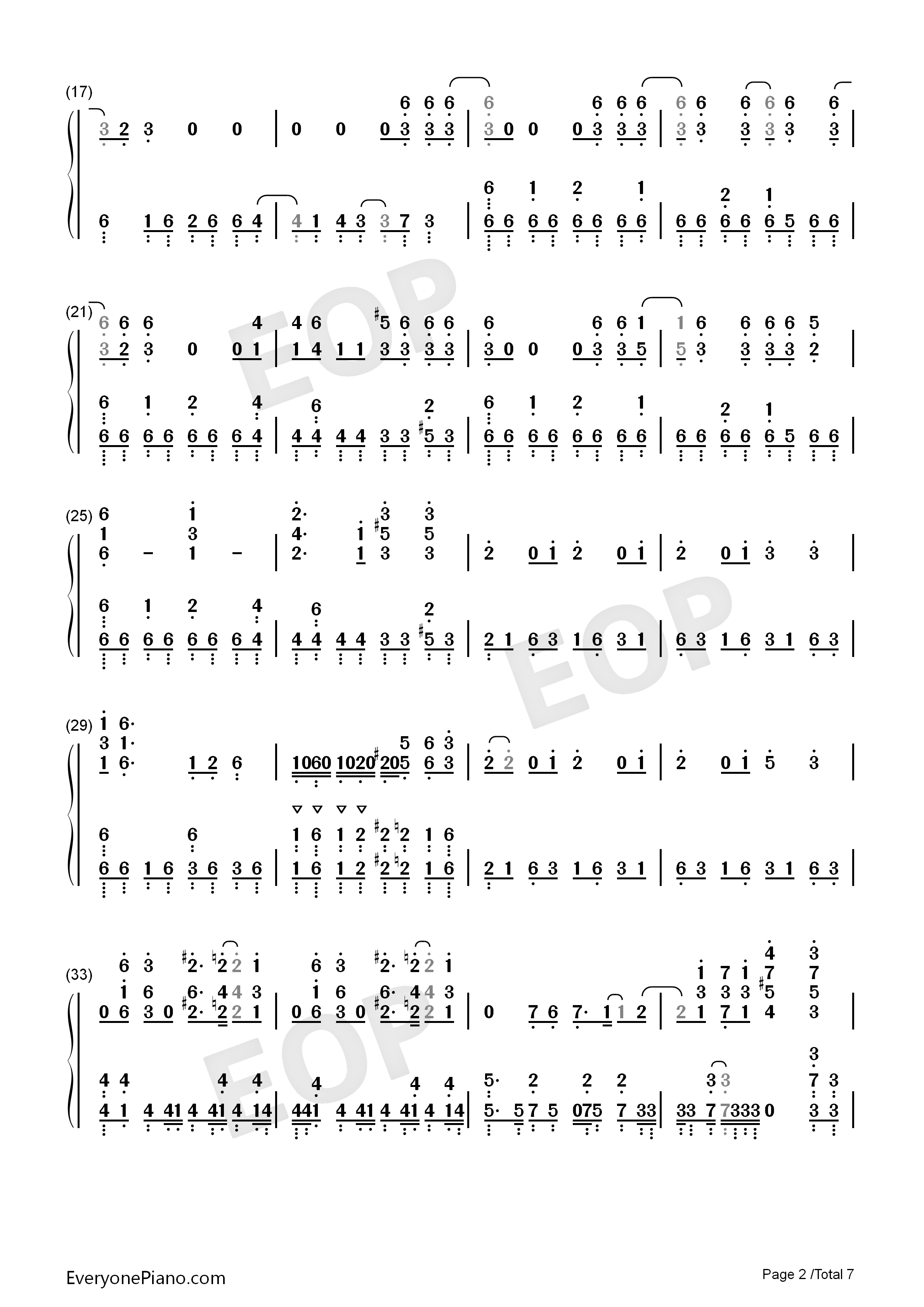 99.9钢琴简谱_MOB_CHOIR_sajou_no_hana演唱