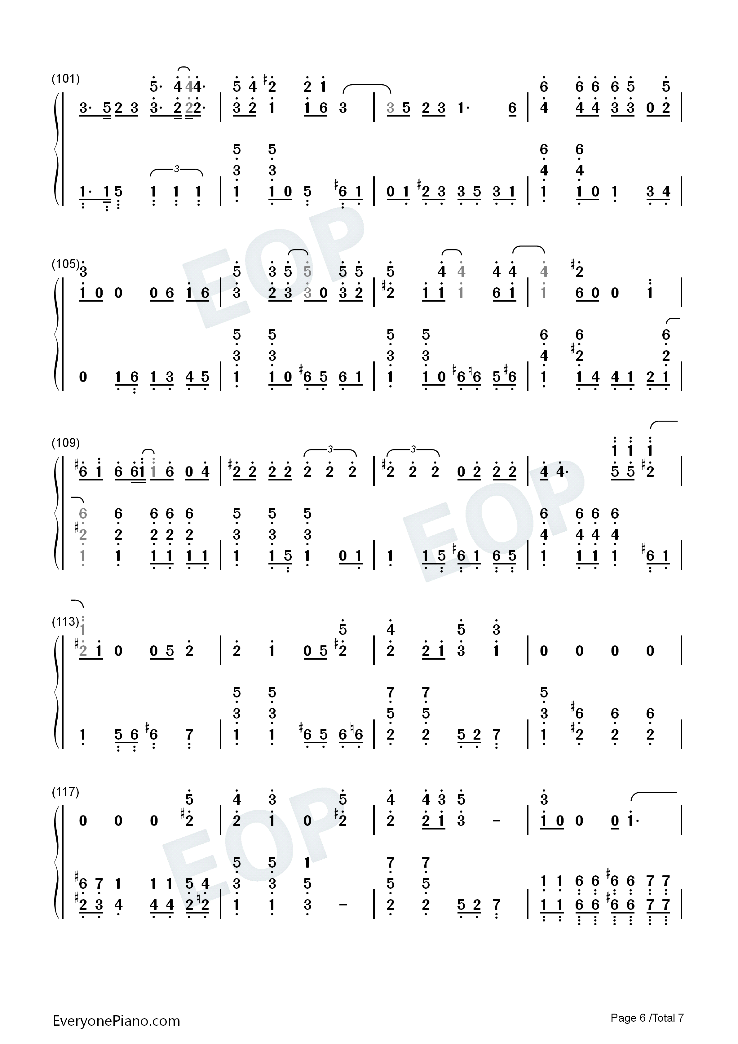 Cold_One钢琴简谱_Eric_Church演唱