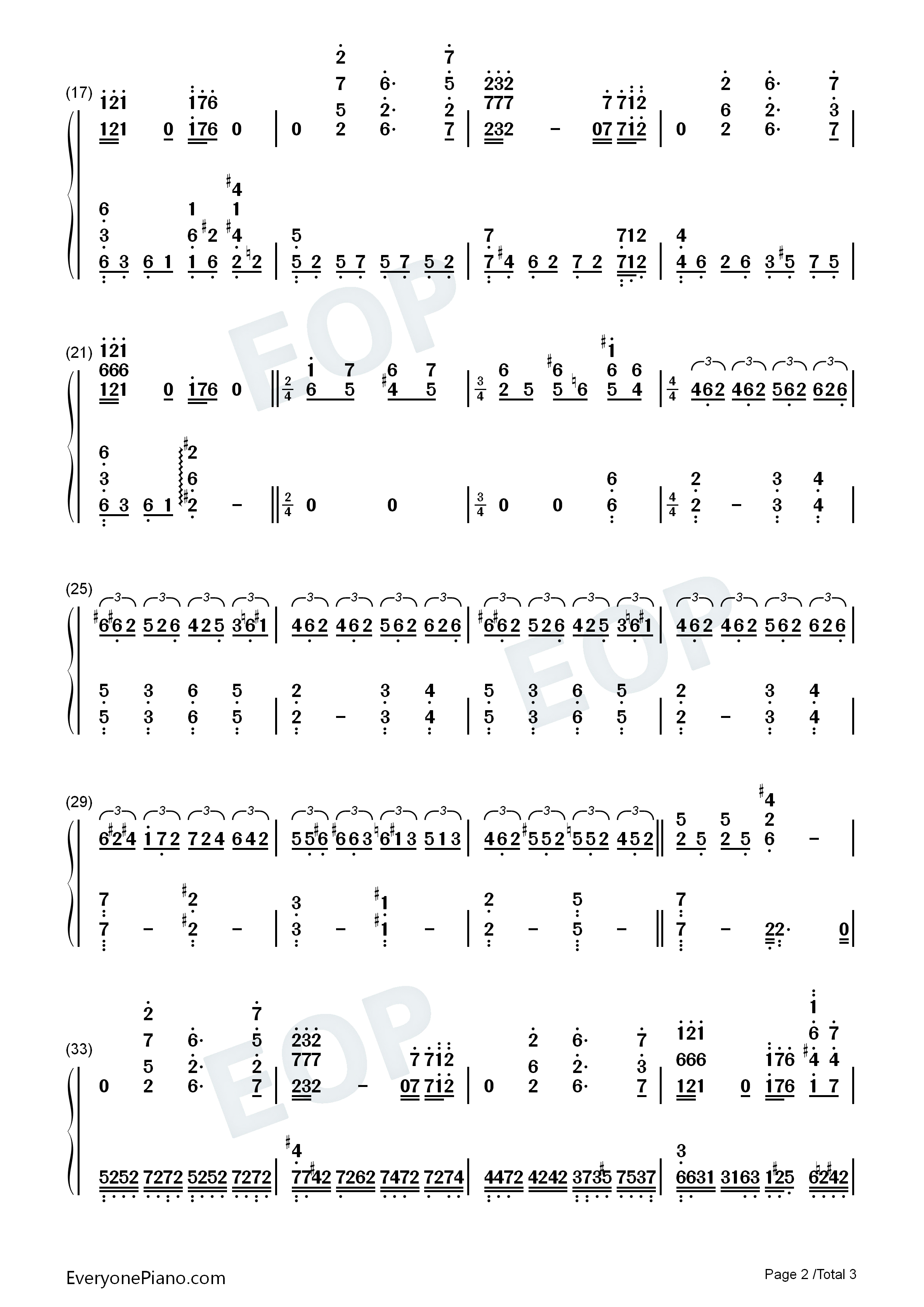 All_by_Myself钢琴简谱_Celine_Dion演唱