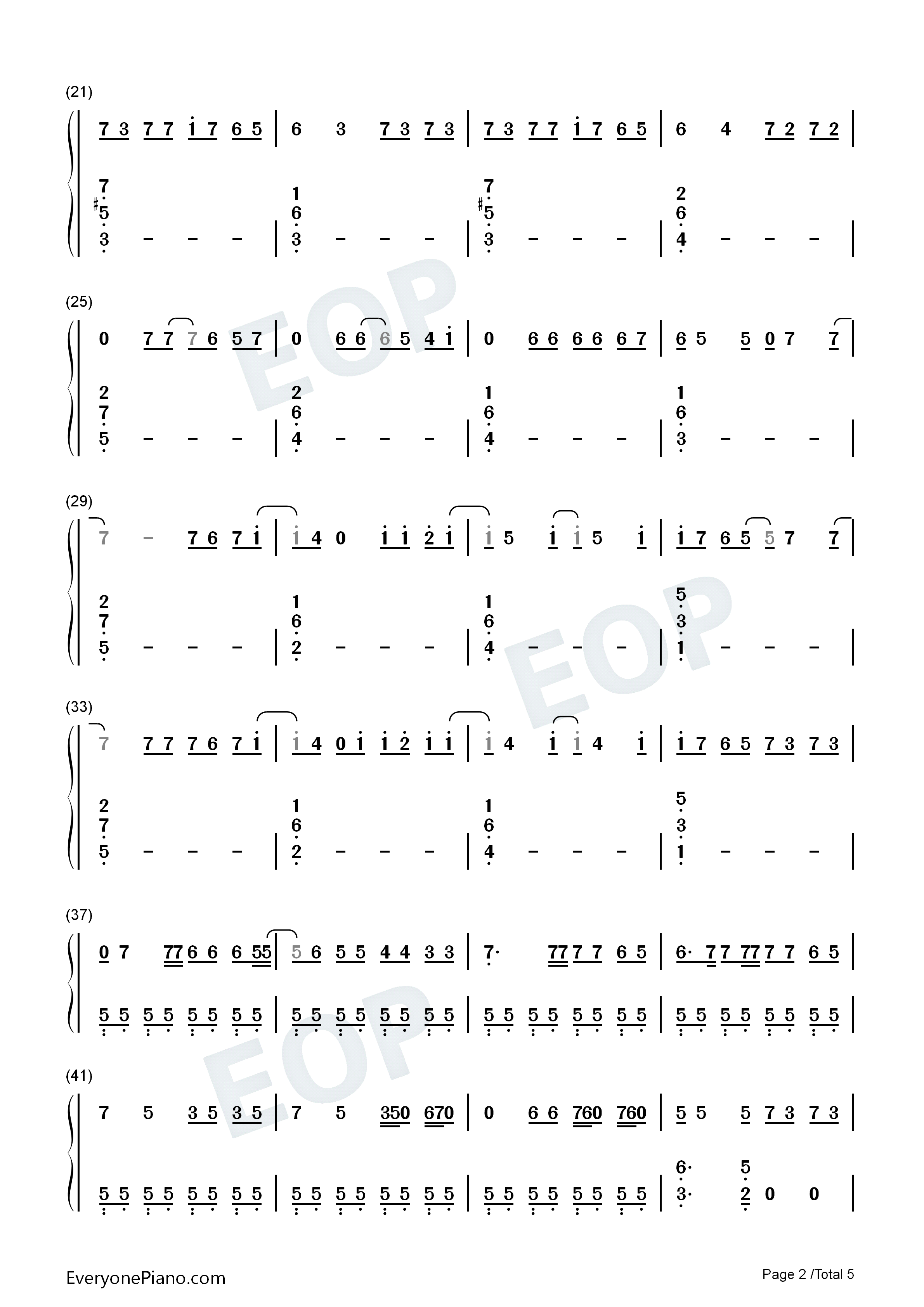 Just_Sing钢琴简谱_Justin_Timberlake_Ludwig_Göransson_Max_Martin_Sarah_Aarons演唱
