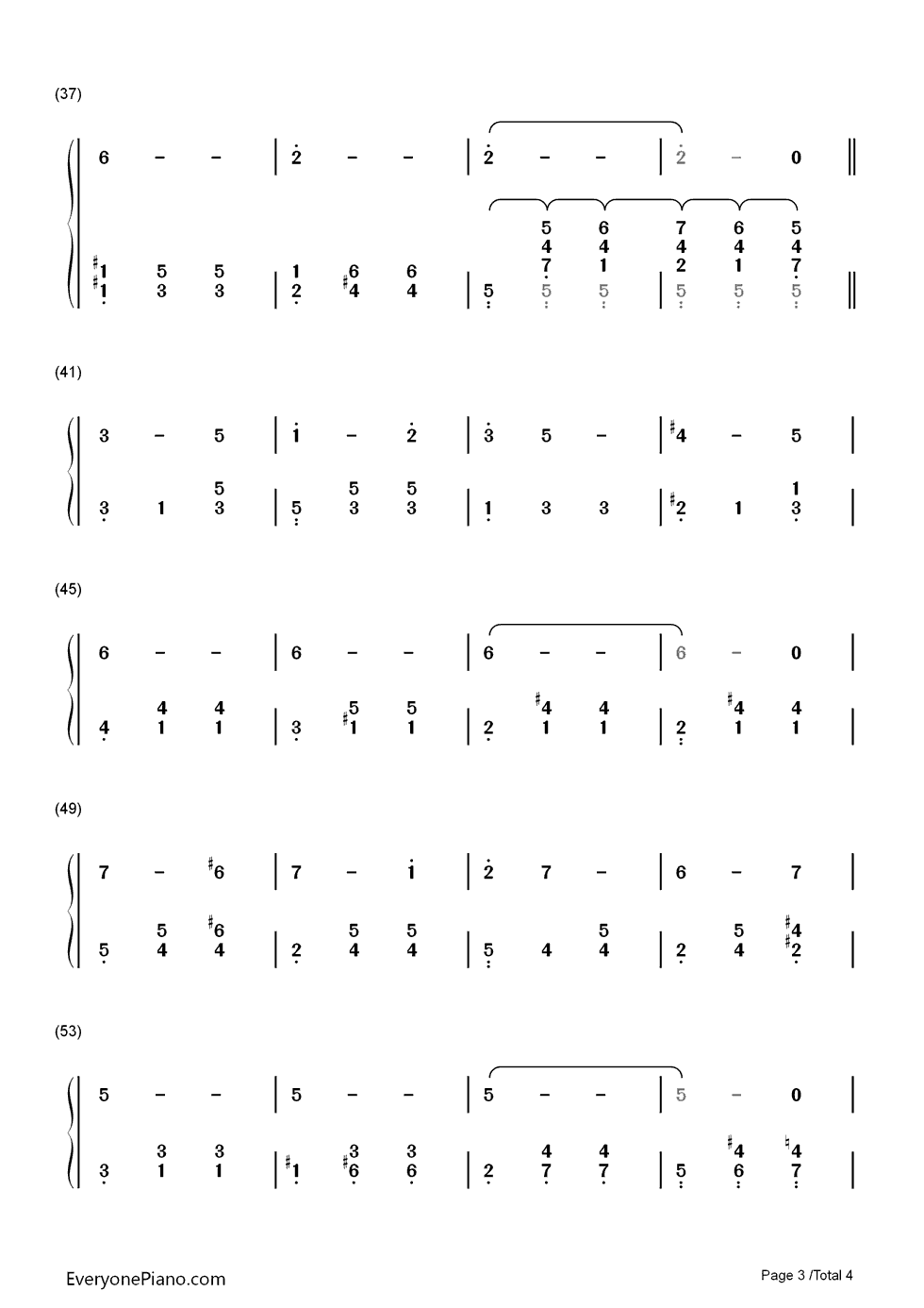 Let_Me_Call_You_Sweetheart钢琴简谱_Leo_Friedman演唱