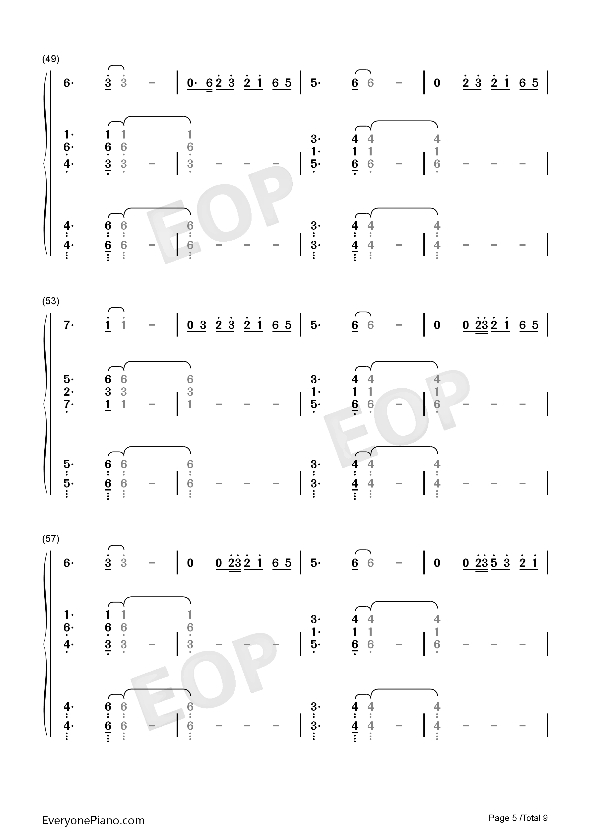 Bruises钢琴简谱_Lewis_Capaldi演唱