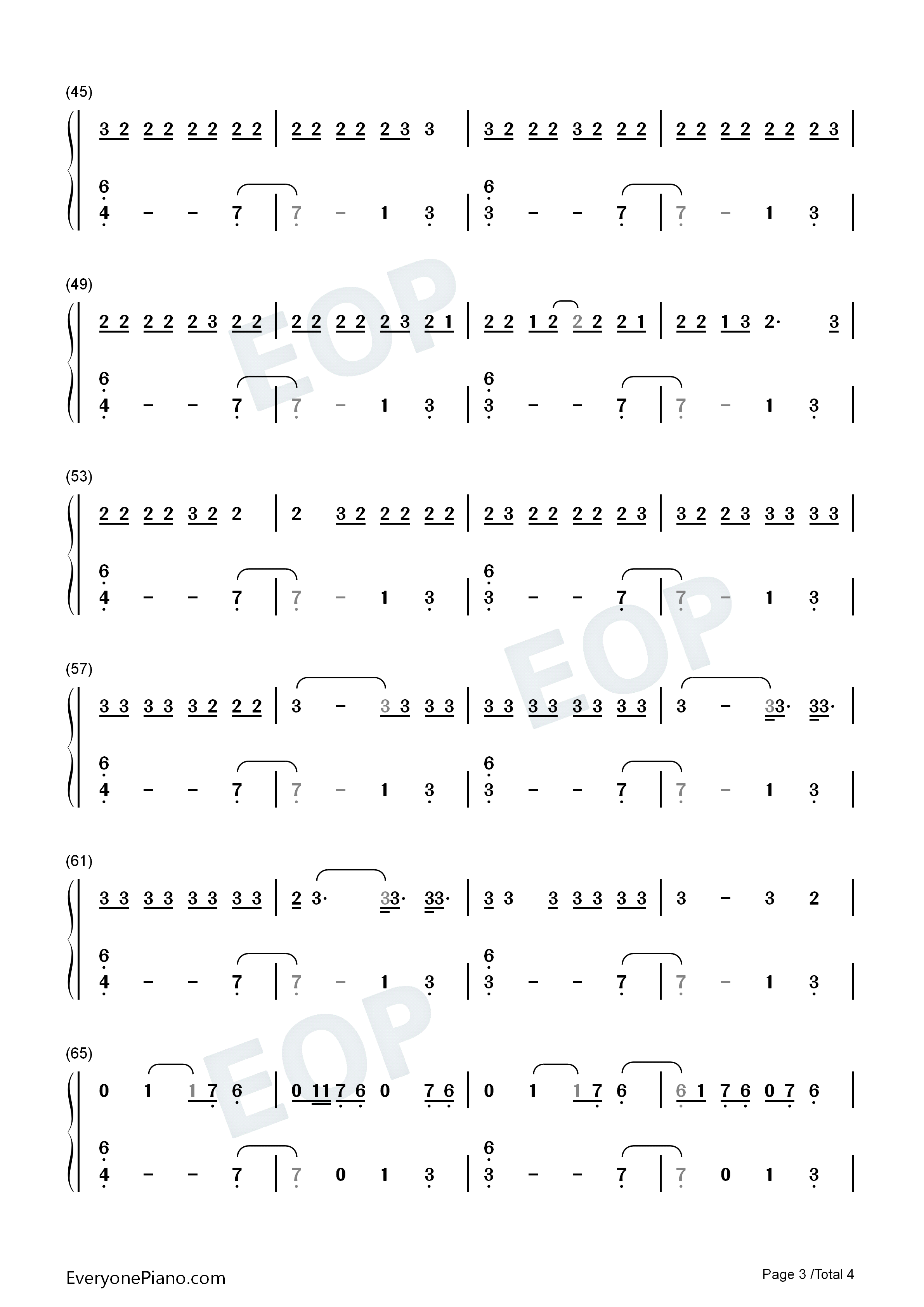 Emotionally_Scarred钢琴简谱_Lil_Baby演唱
