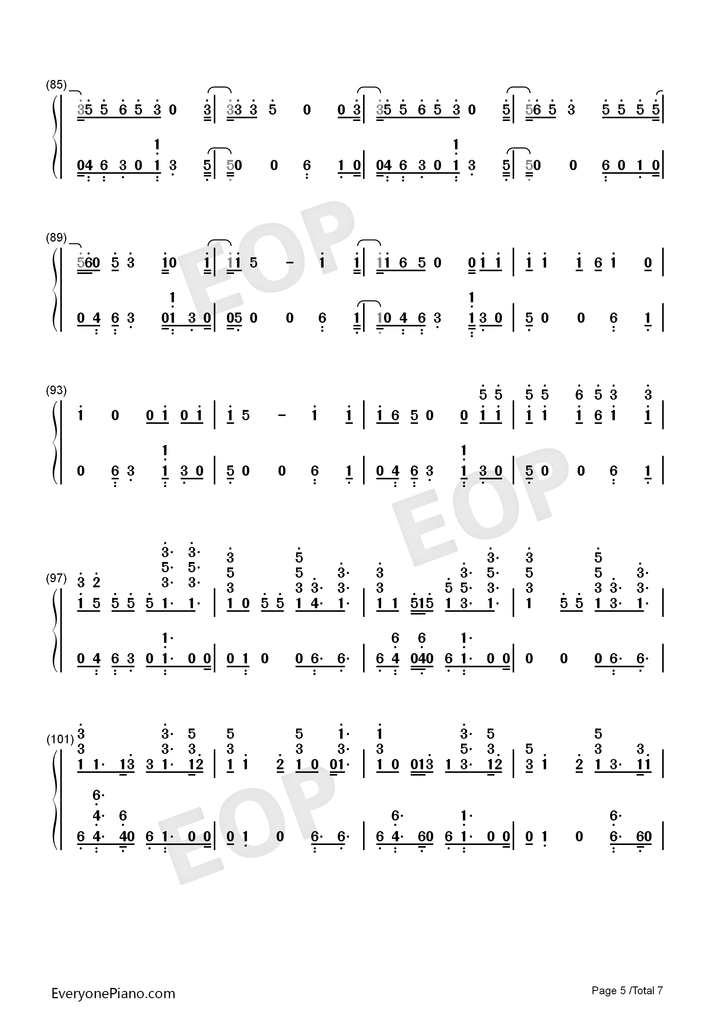 He_Like_That钢琴简谱_Fifth_Harmony演唱