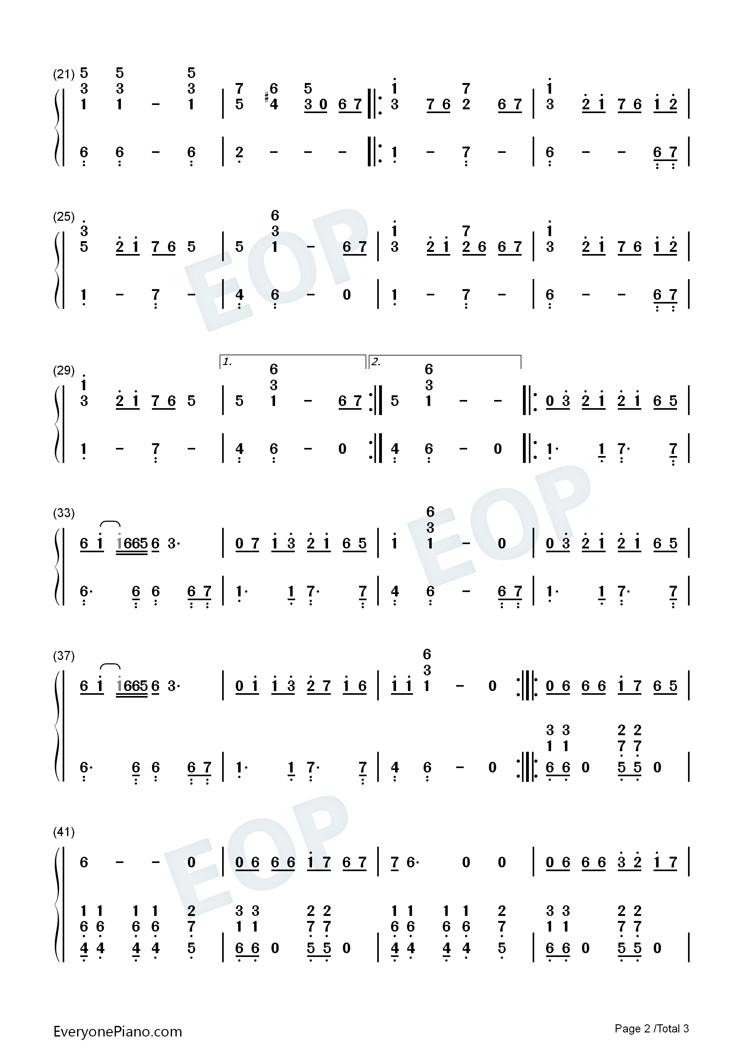 Stairway_to_Heaven钢琴简谱_Led_Zeppelin演唱