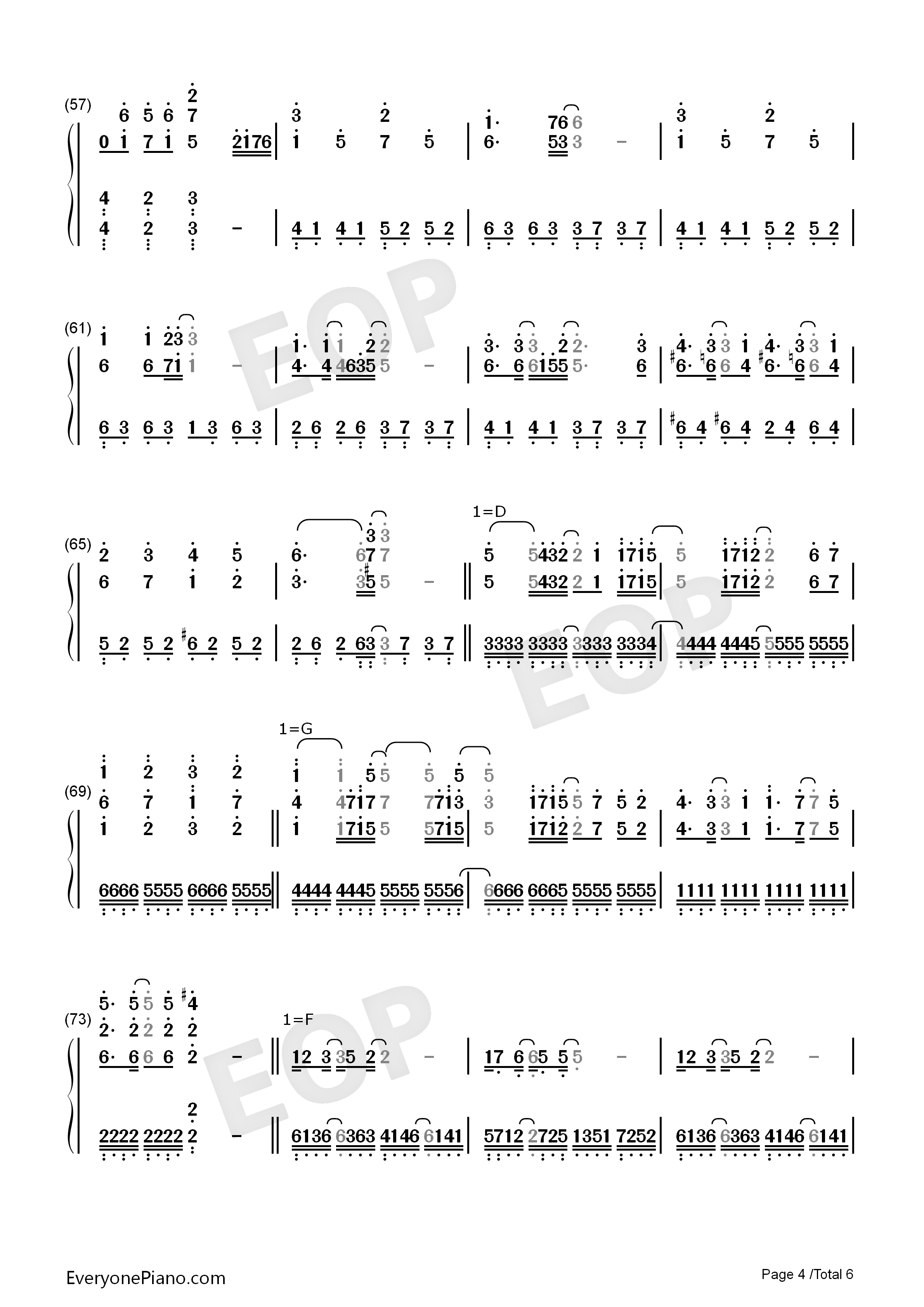 Invisible_Date钢琴简谱_sweet_ARMS演唱