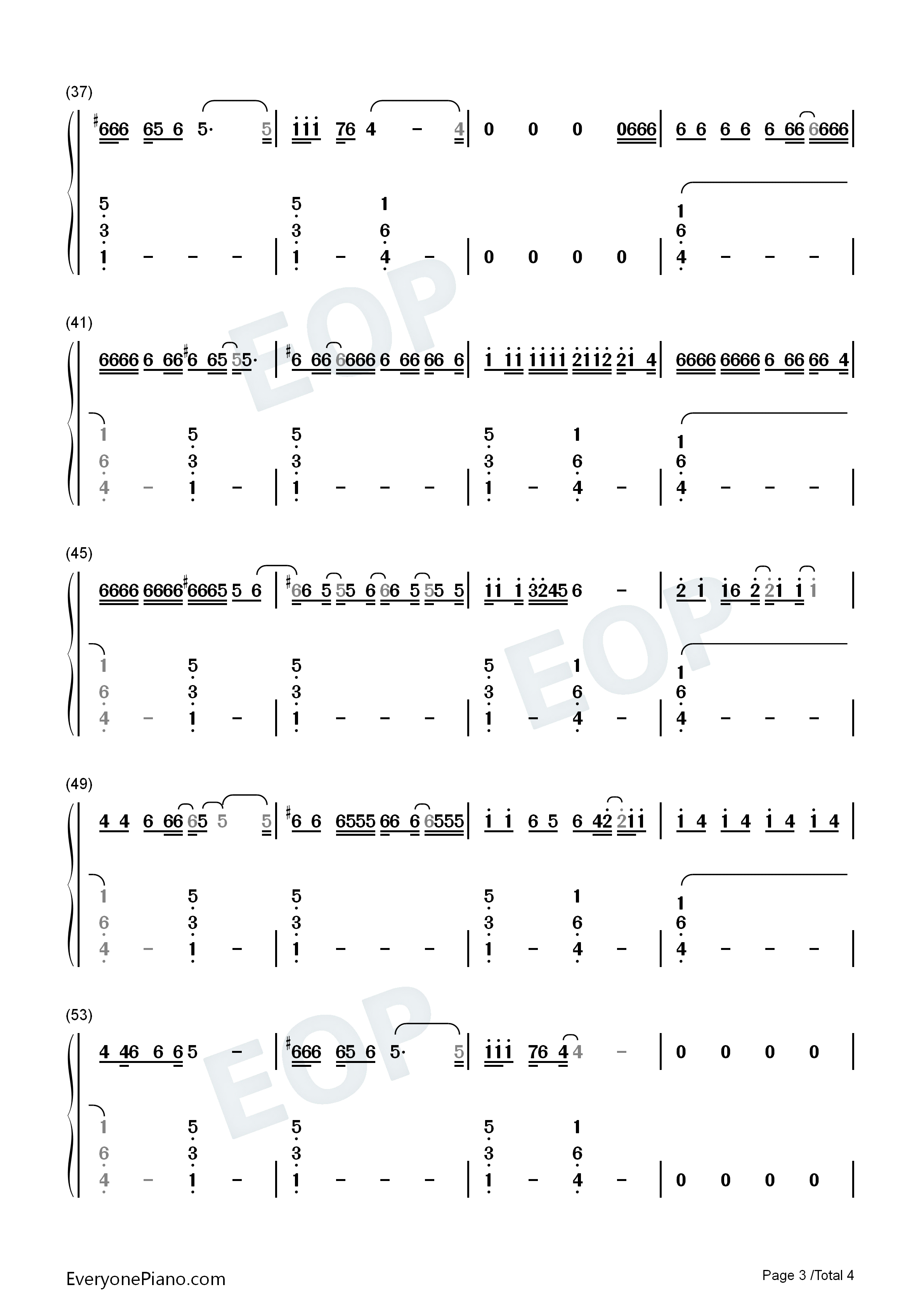 Iko_Iko钢琴简谱_Justin_Wellington_Small_Jam演唱