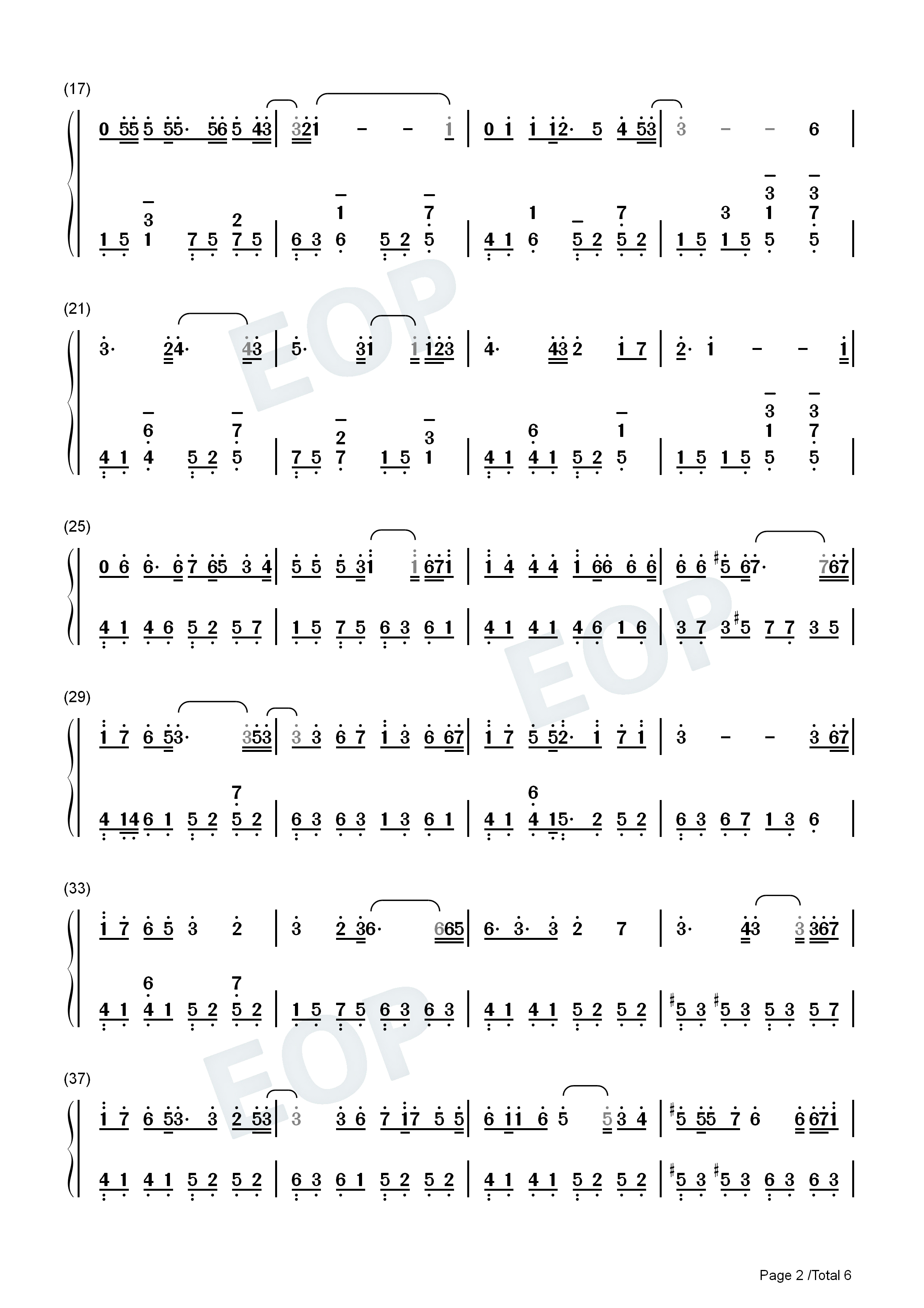 贵方へ_镇魂曲を钢琴简谱_初音ミク演唱