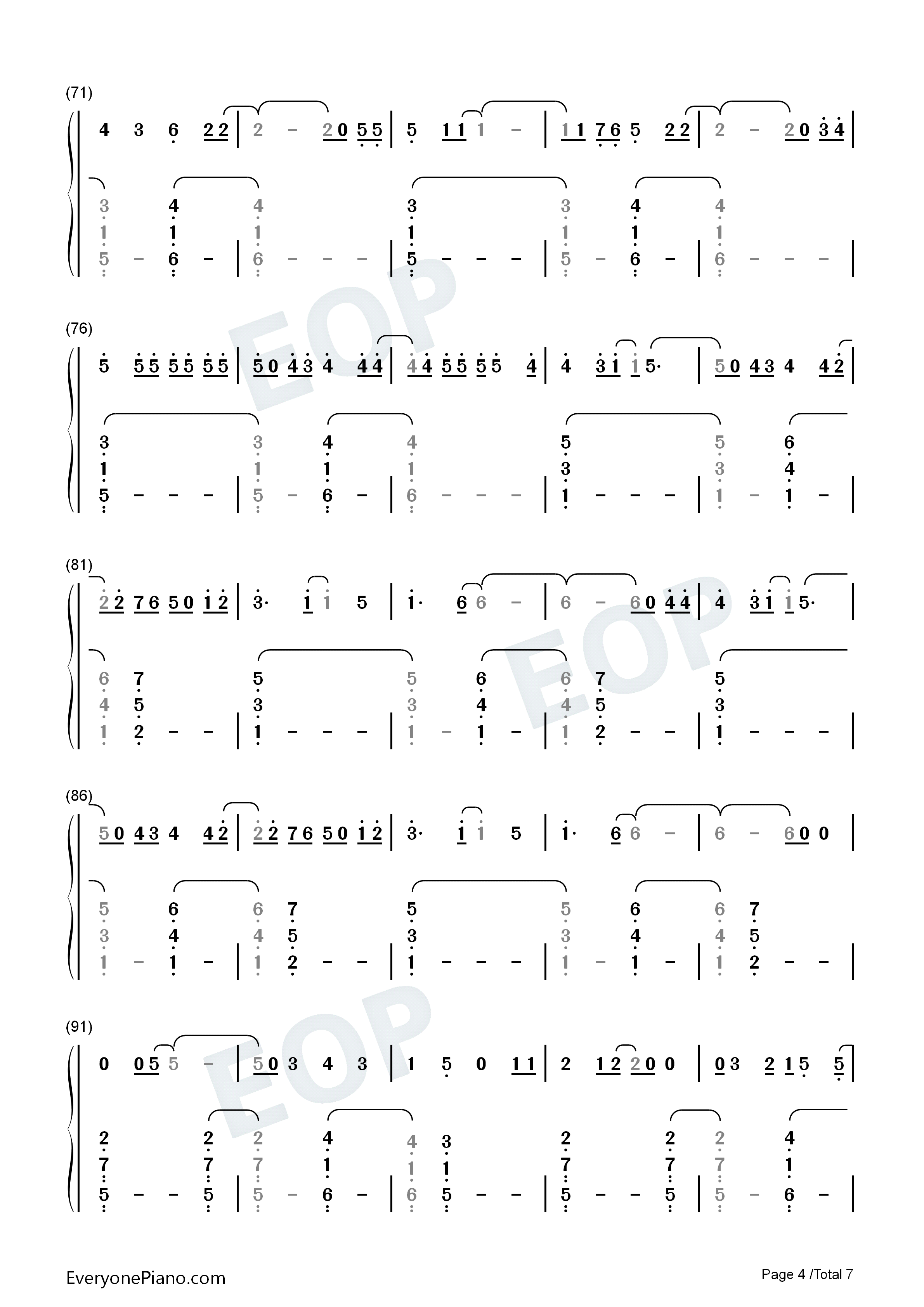 Carry_On钢琴简谱_Fun.演唱