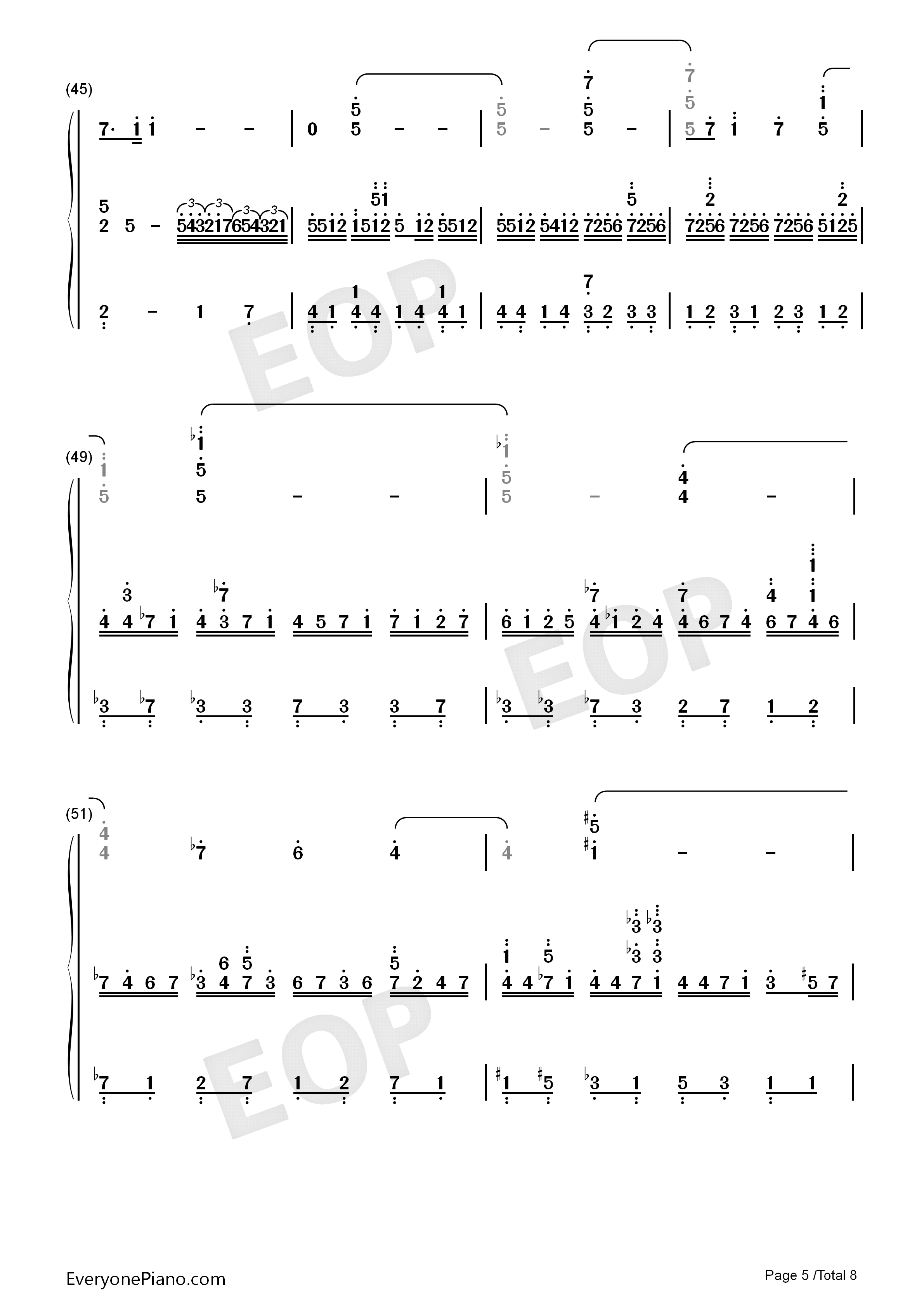 ウィアートル钢琴简谱_rionos演唱