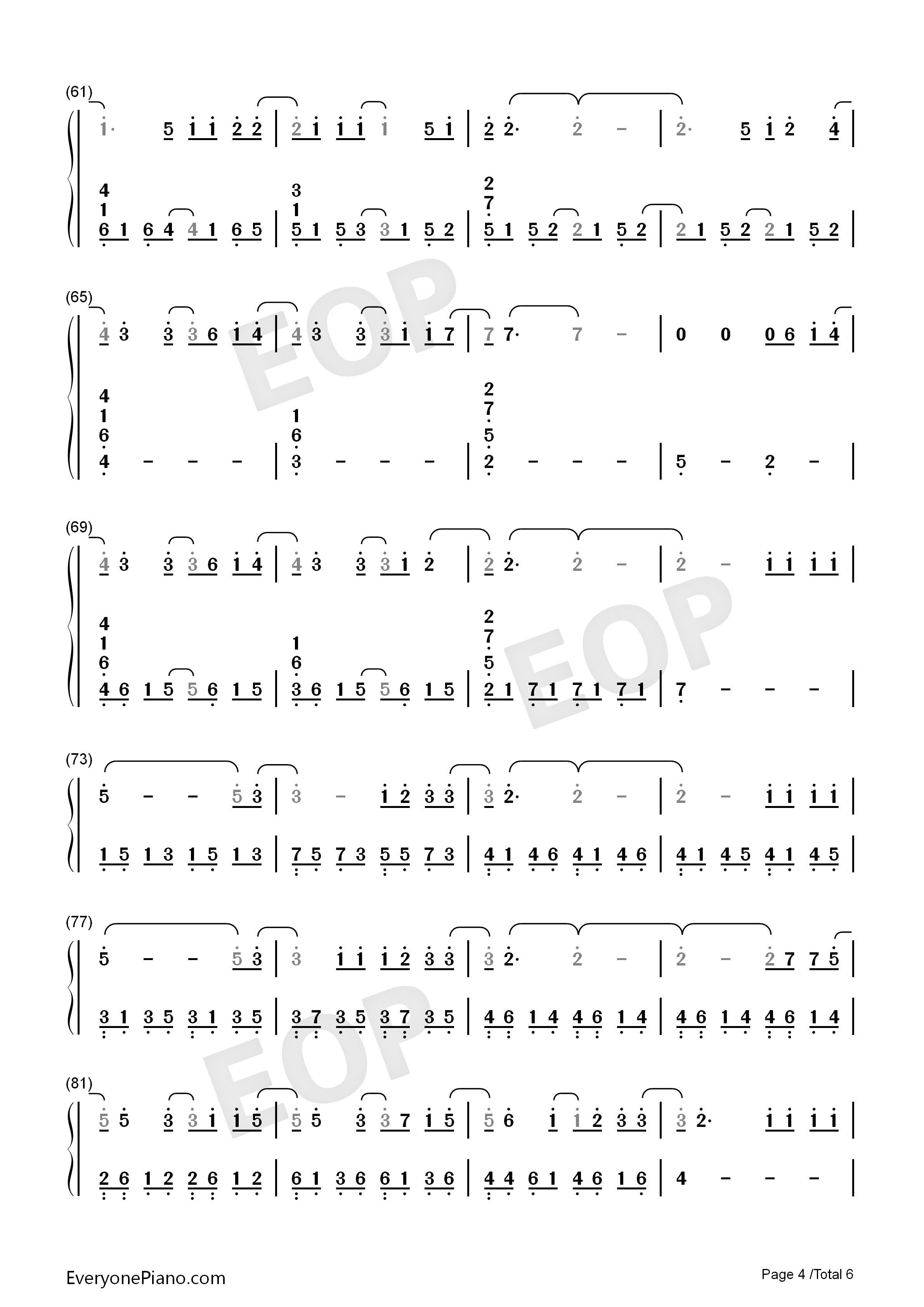 In_This_Together钢琴简谱_Steven_Price_Ellie_Goulding演唱