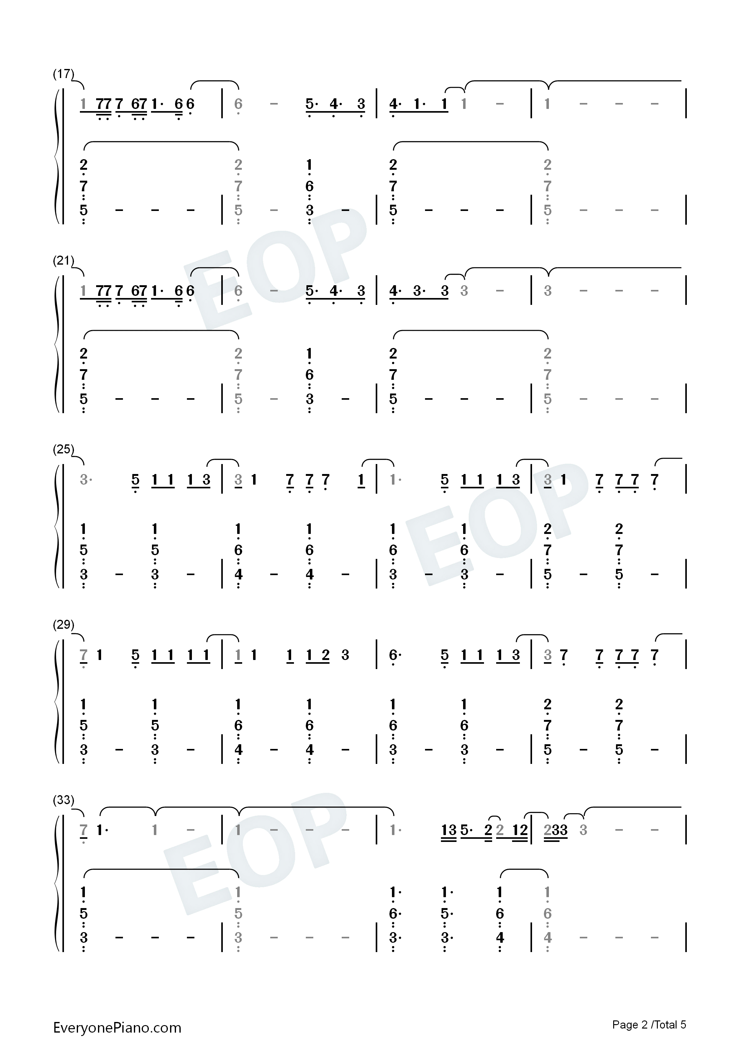 First_Man钢琴简谱_Camila_Cabello演唱