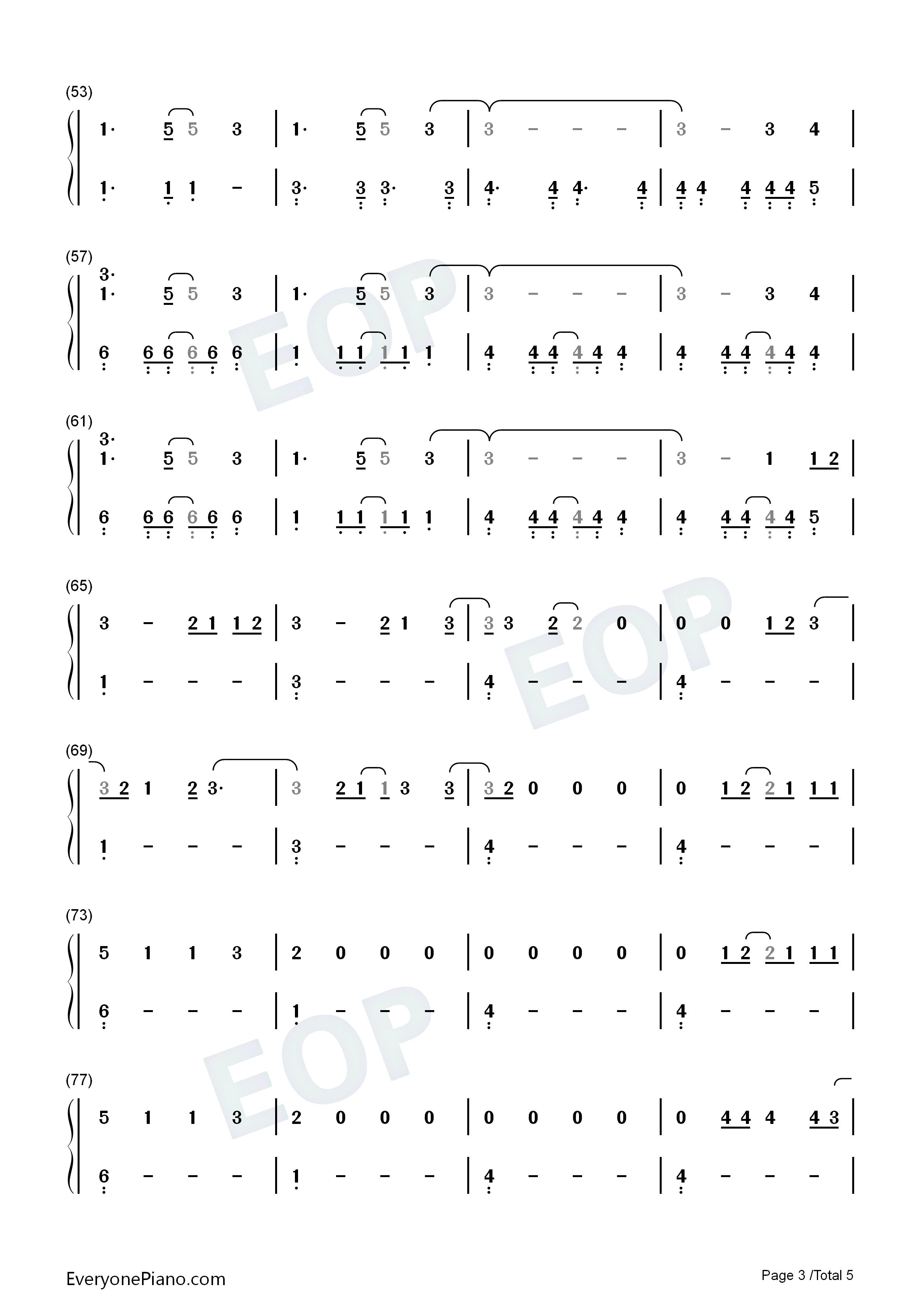 Use_Somebody钢琴简谱_Kings_of_Leon演唱
