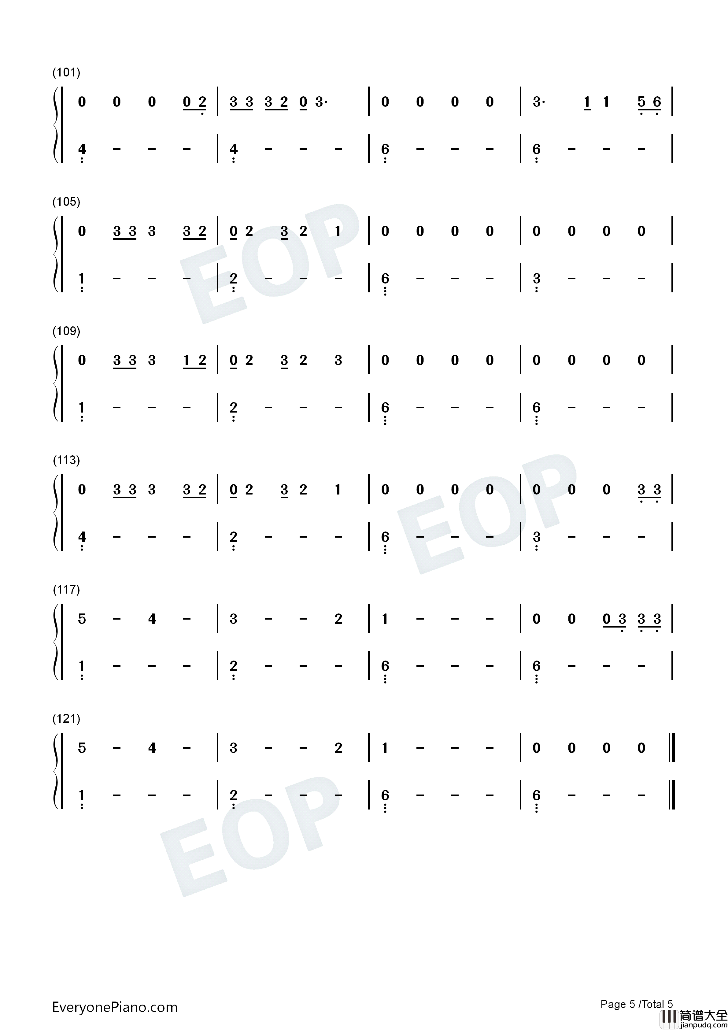 Cause_for_Concern钢琴简谱_Lovejoy演唱