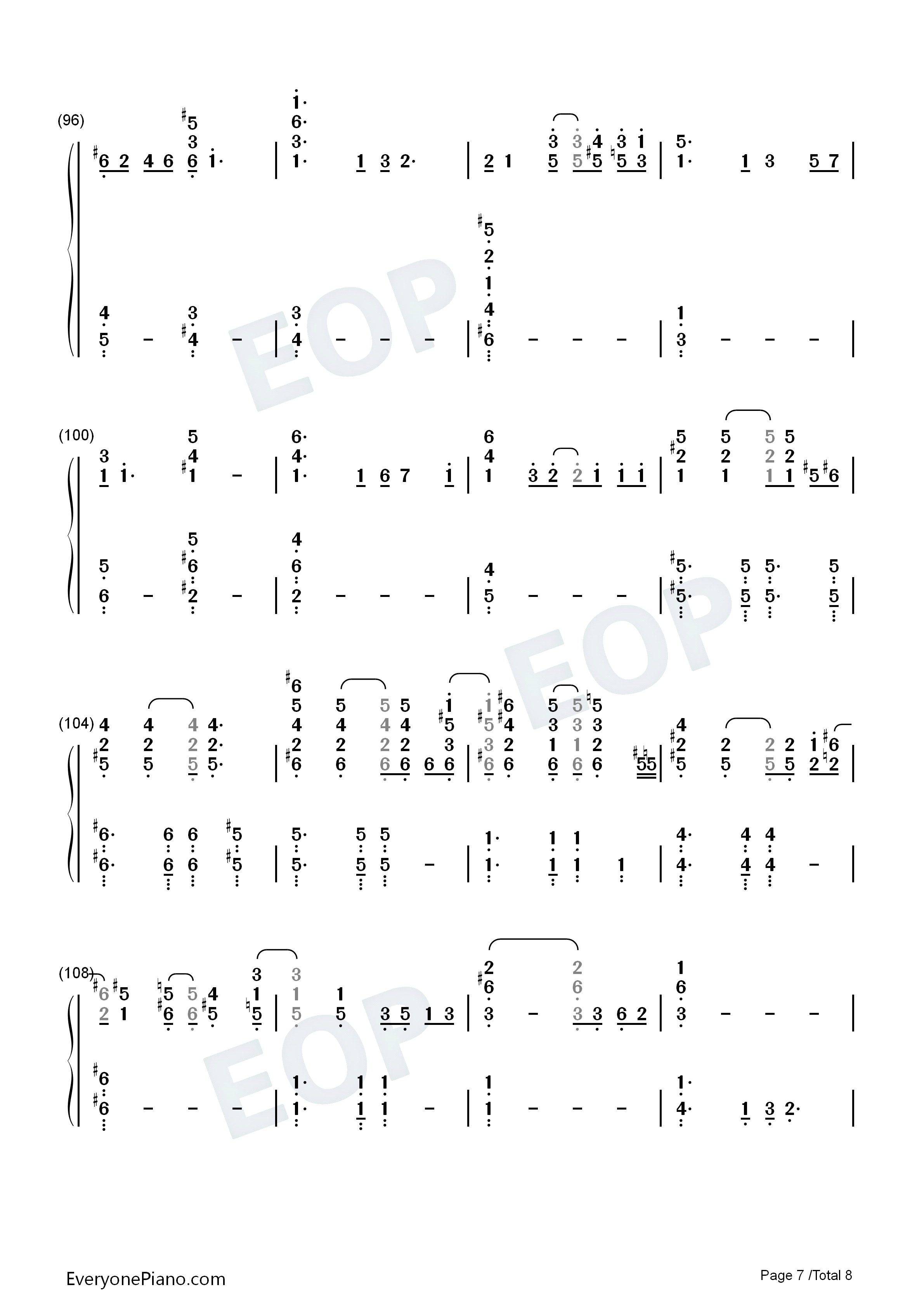 Just_the_Way_You_Are钢琴简谱_Billy_Joel演唱