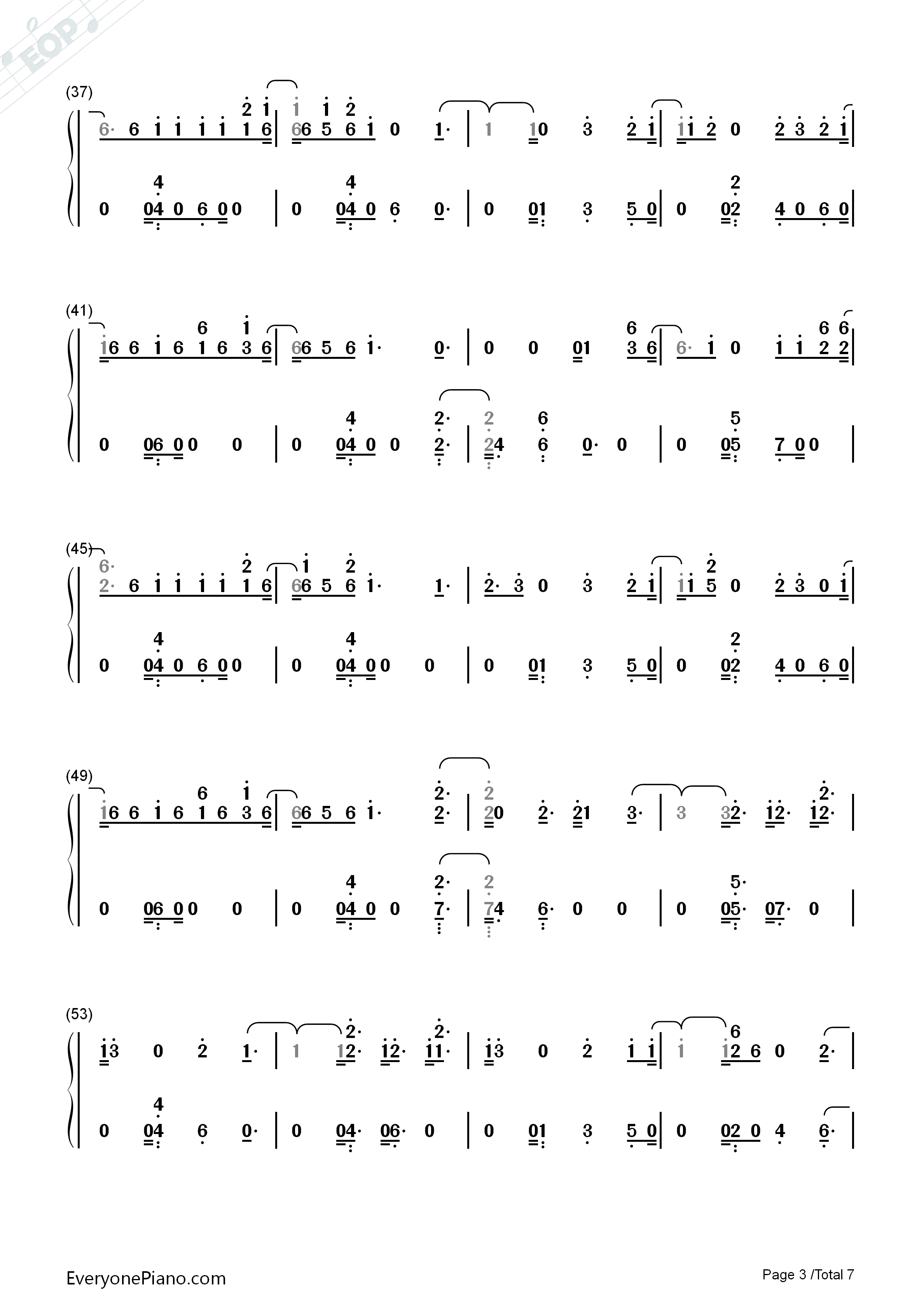 Don't_Blame_Me钢琴简谱_Taylor_Swift演唱