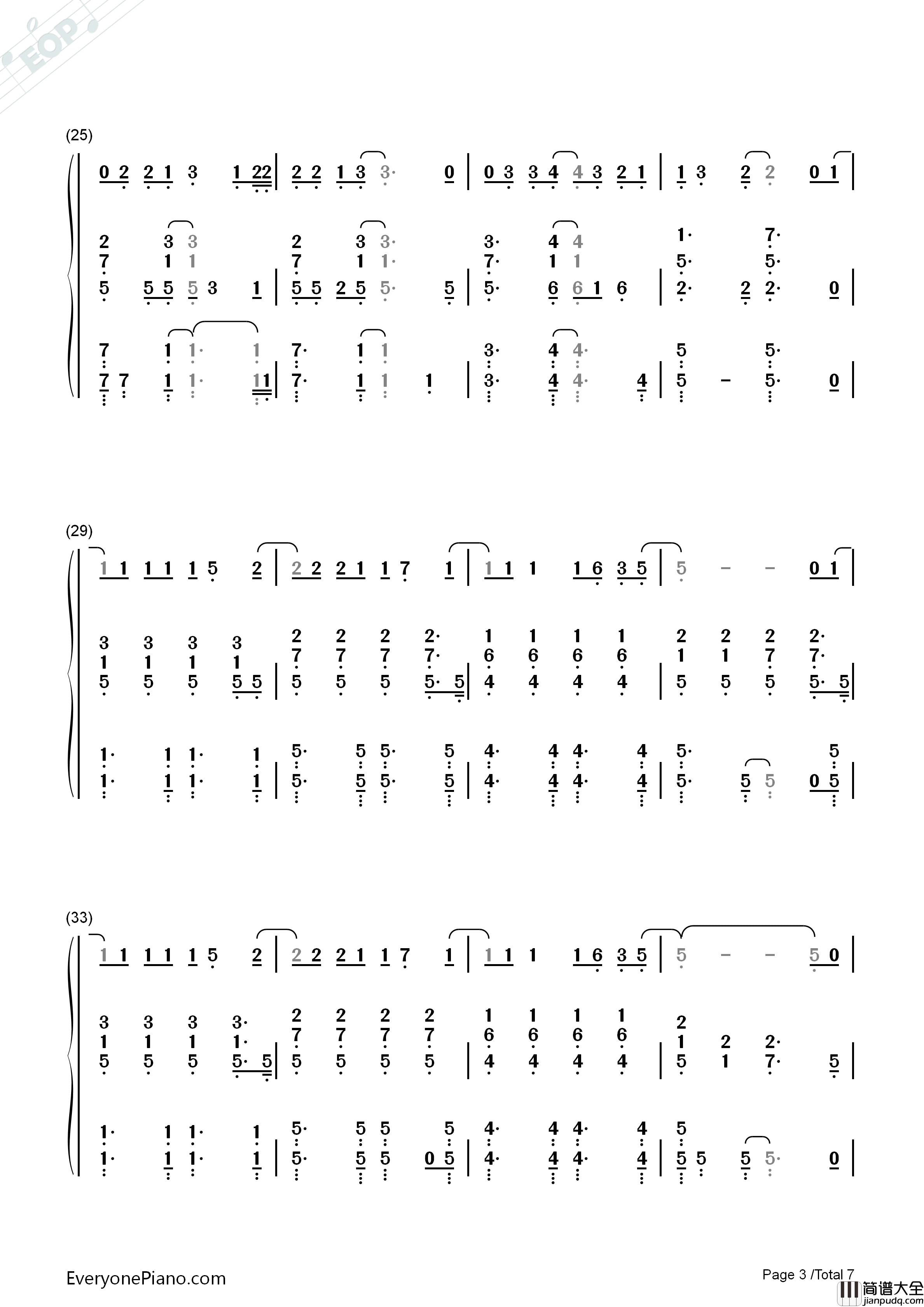 25_Minutes钢琴简谱_Michael_Learns_To_Rock演唱