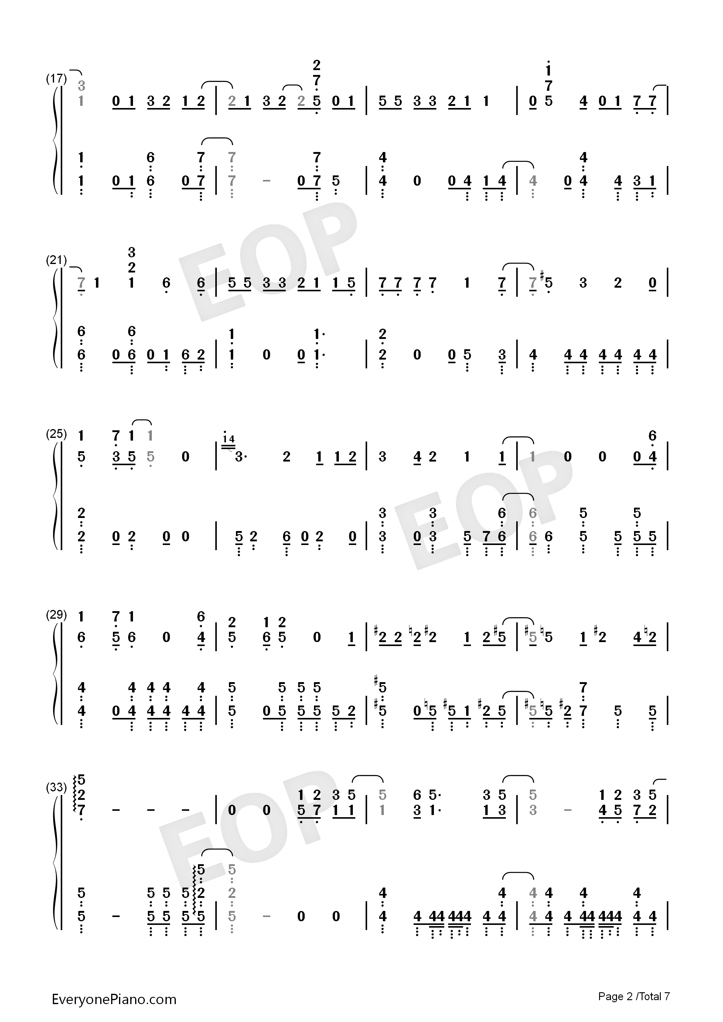 fallen_down钢琴简谱_イカロス(早见沙织)演唱