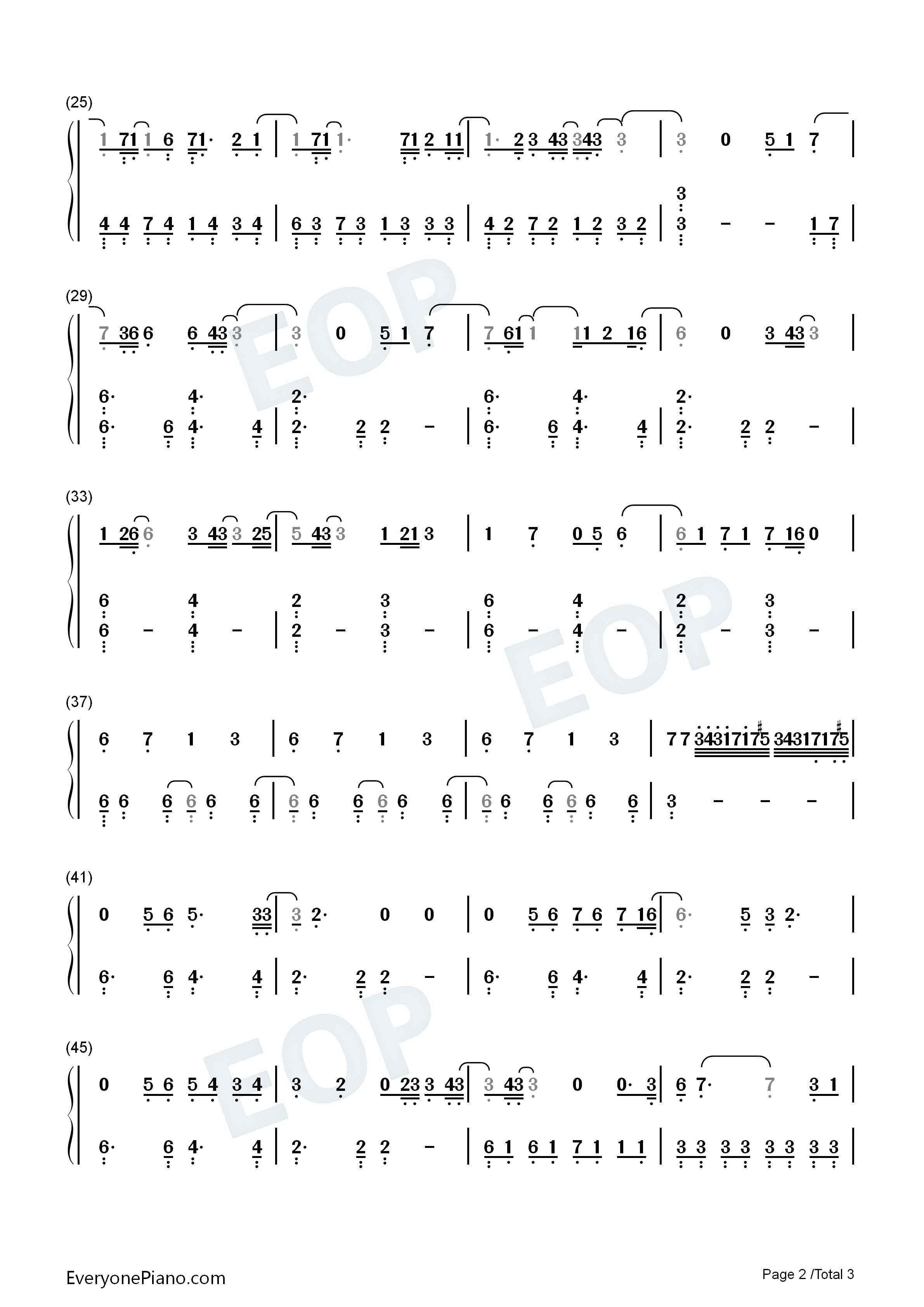 No_Time_to_Die钢琴简谱_Billie_Eilish演唱