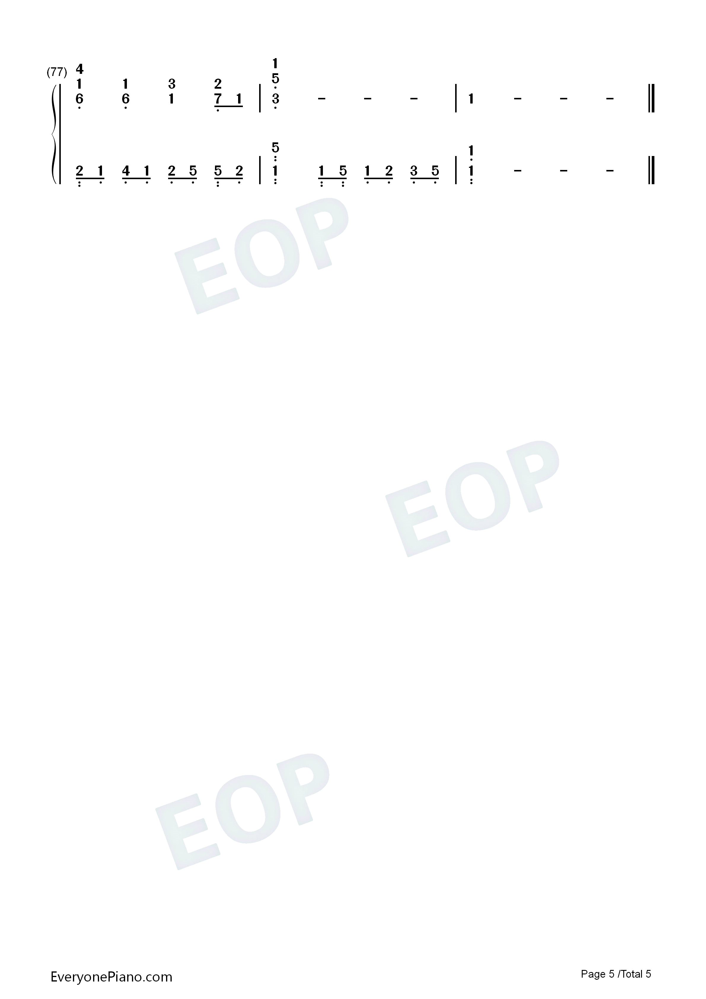 千の風になって钢琴简谱_银魂演唱