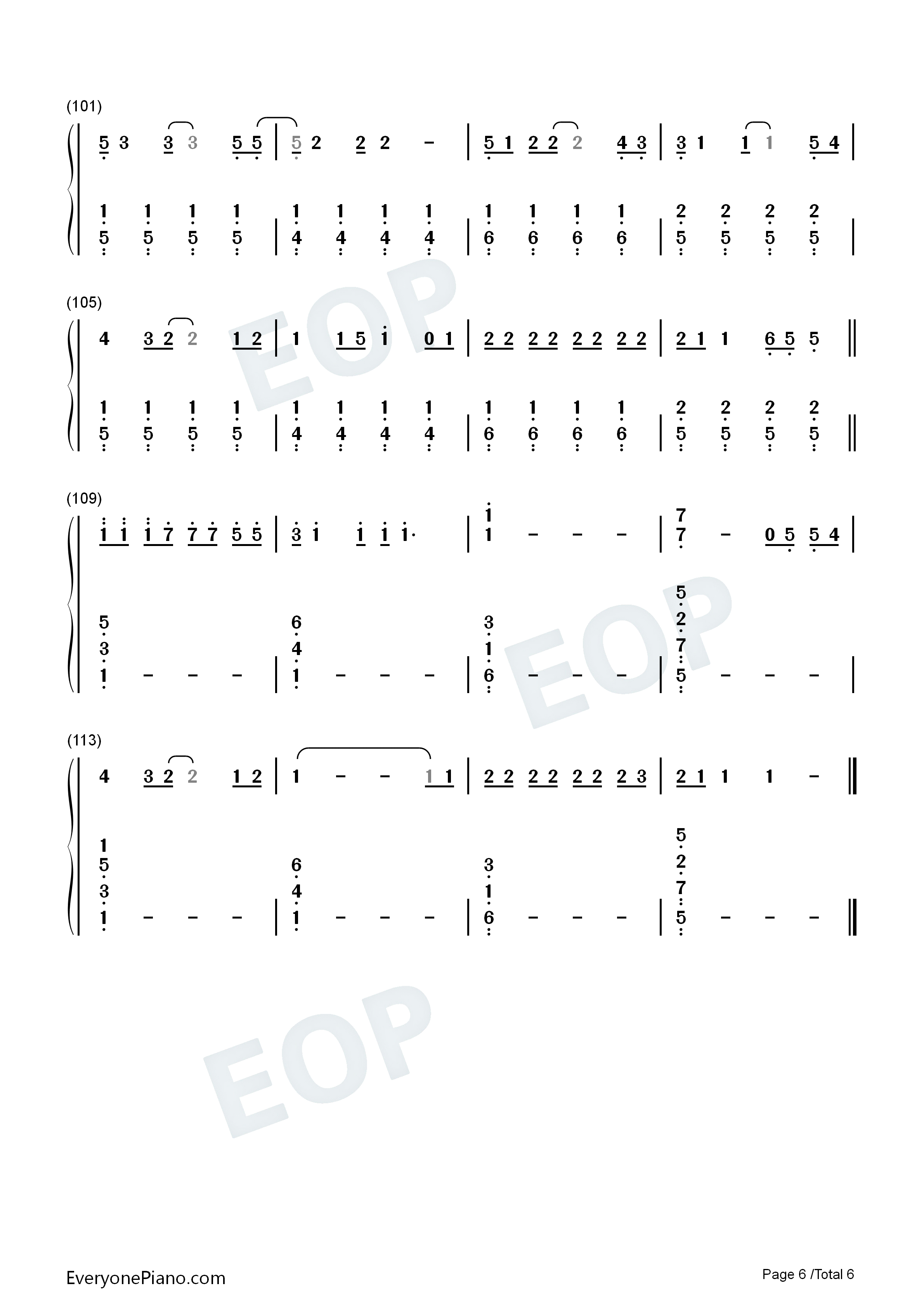Black_and_White钢琴简谱_Niall_Horan演唱