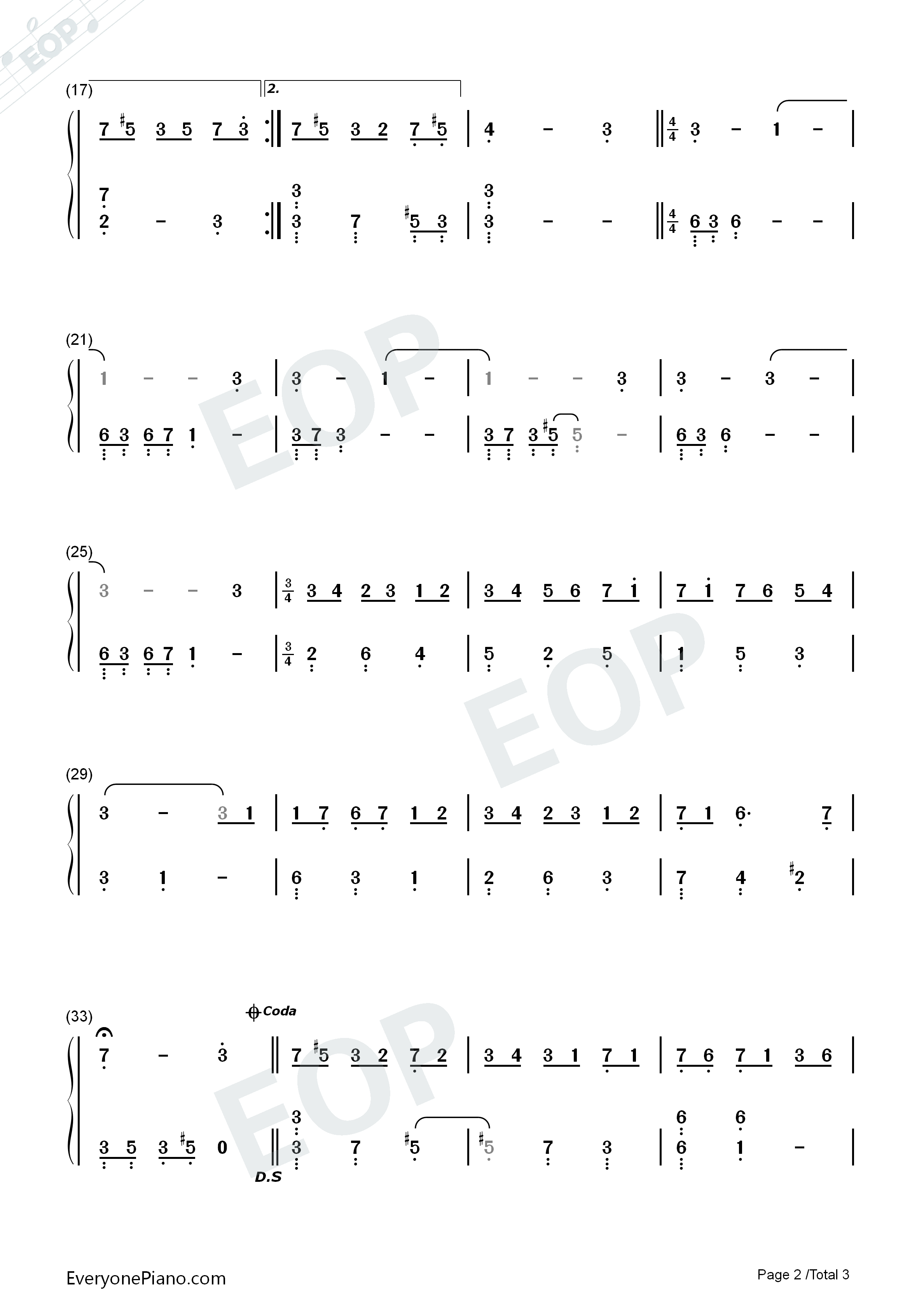 Beethoven's_Silence钢琴简谱_Ernesto_Cortazar演唱