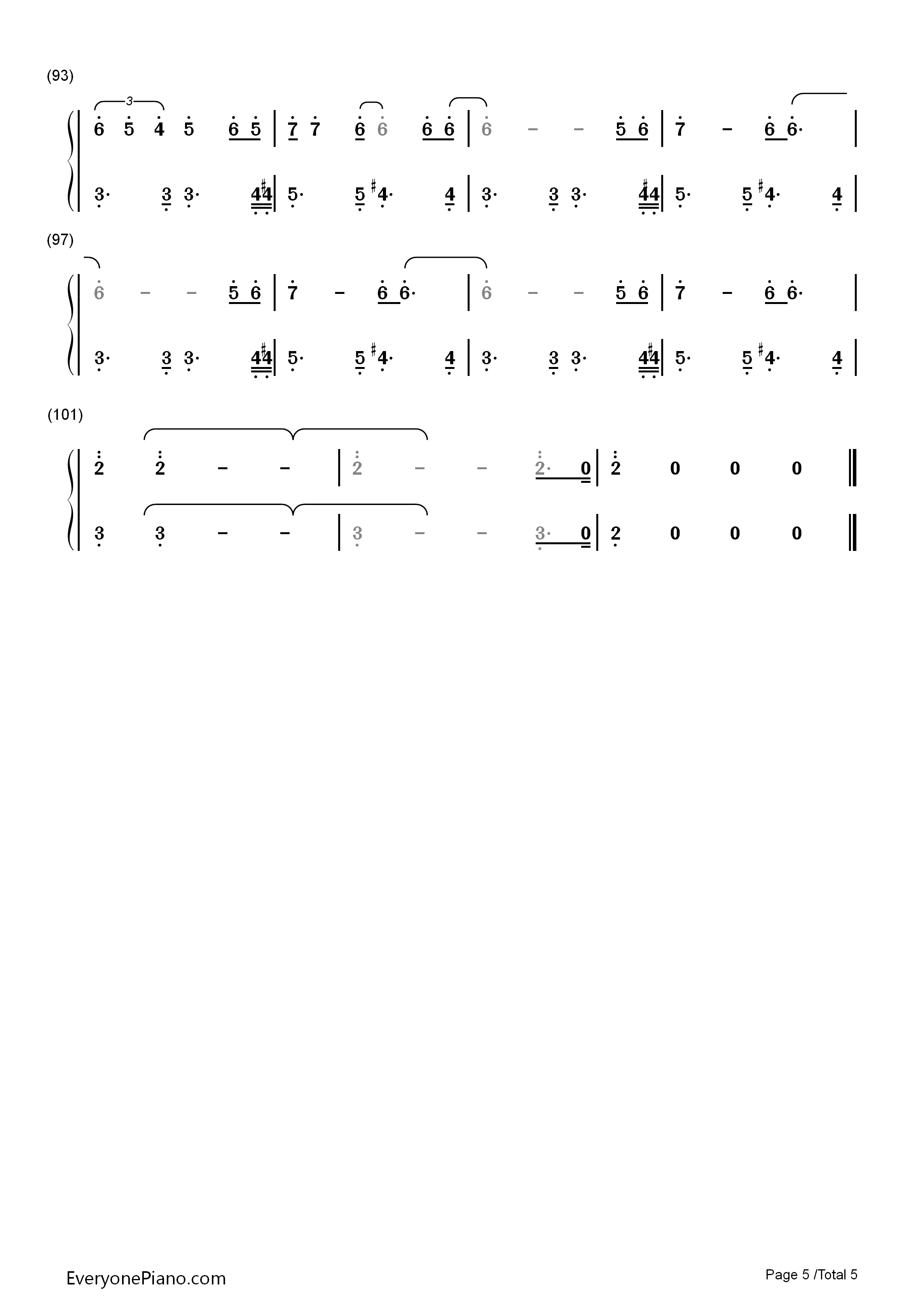 Survival(生存)钢琴简谱_Muse演唱