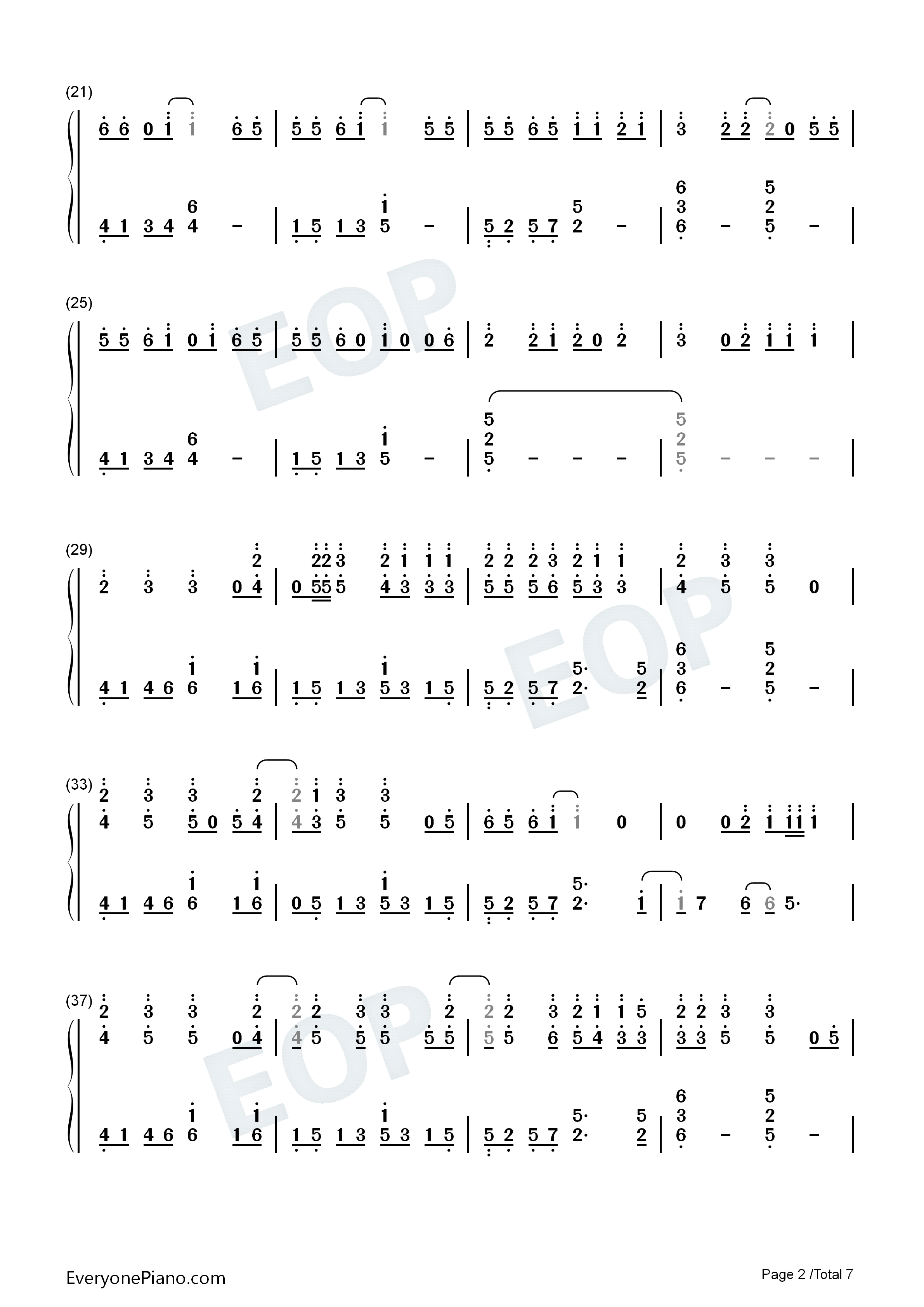 Play_It_Again钢琴简谱_Luke_Bryan演唱