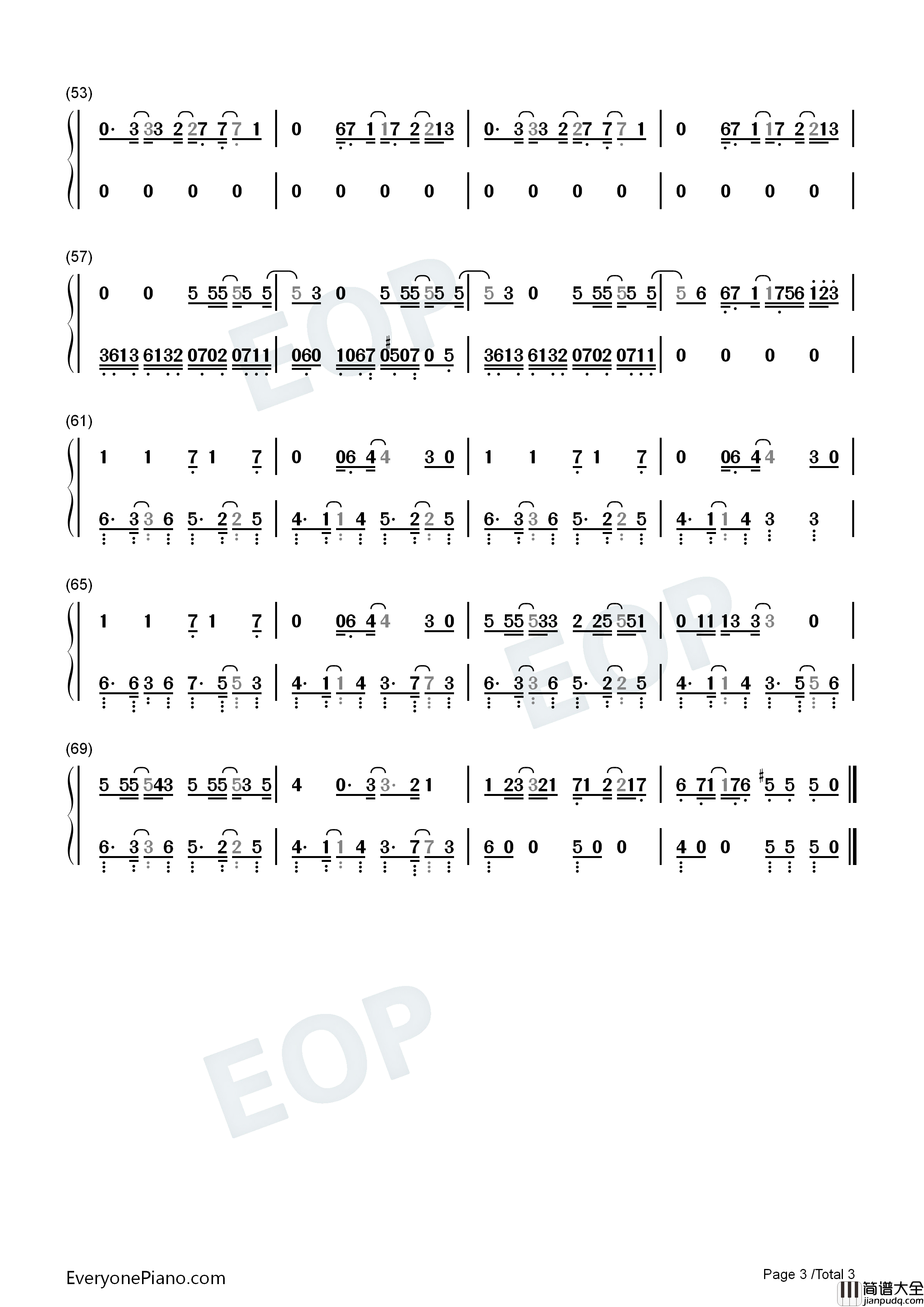 Dont_Go_Yet钢琴简谱_Camila_Cabello演唱