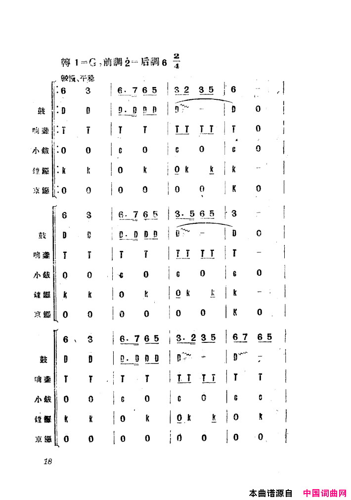 渔民乐舞蹈音乐简谱