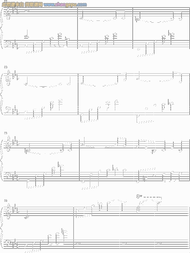 “最後”の變奏曲简谱_言主任演唱
