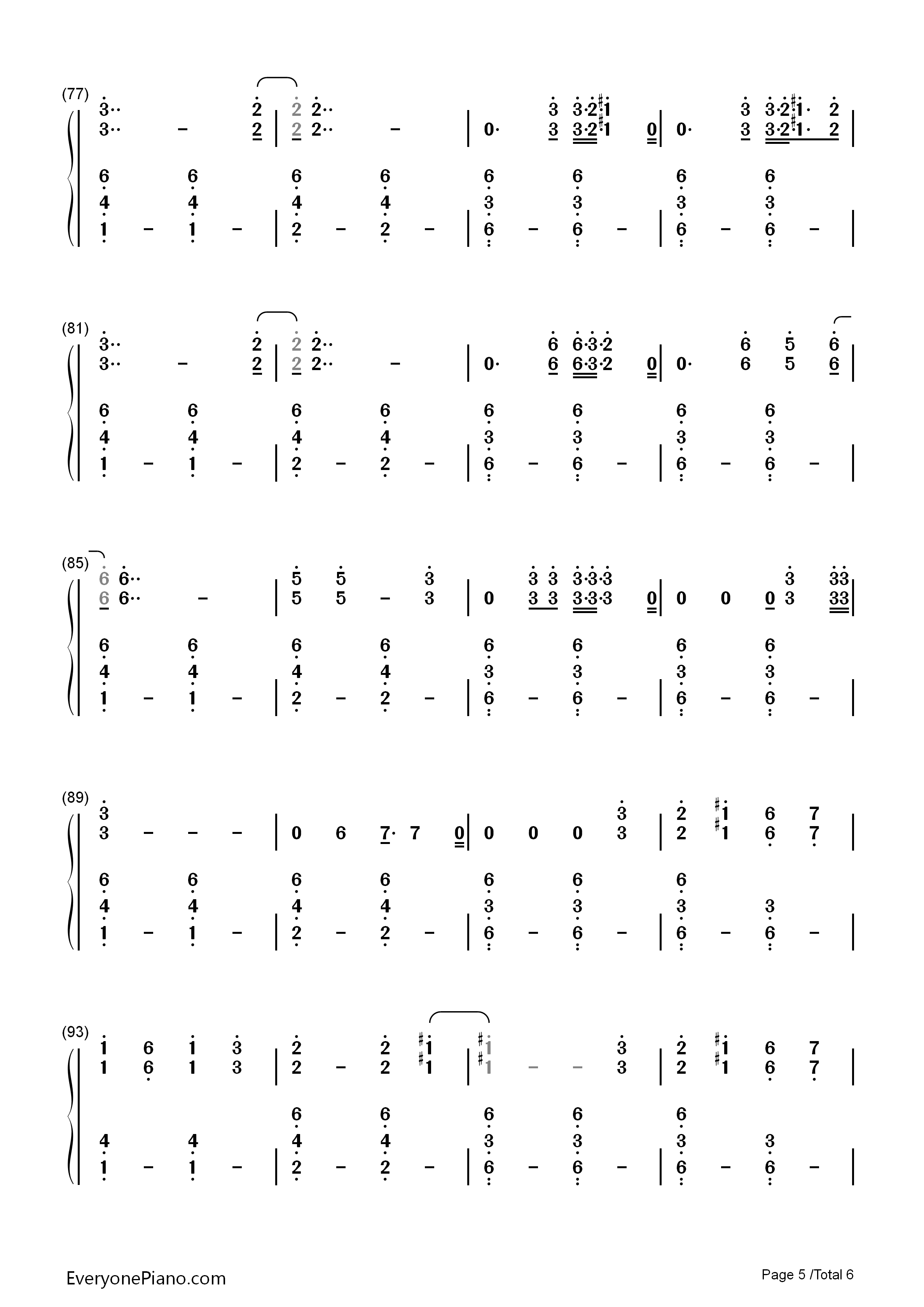 Sledgehammer钢琴简谱_Rihanna演唱