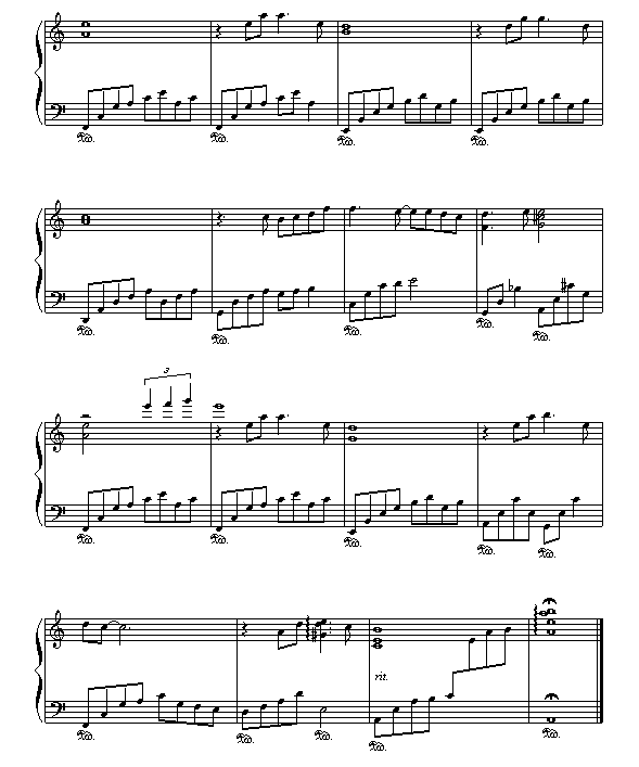 李香兰简谱