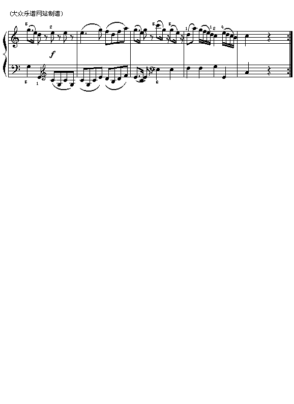 莫扎特:_浪漫曲_选自_G大调弦乐小夜曲_第二乐章简谱