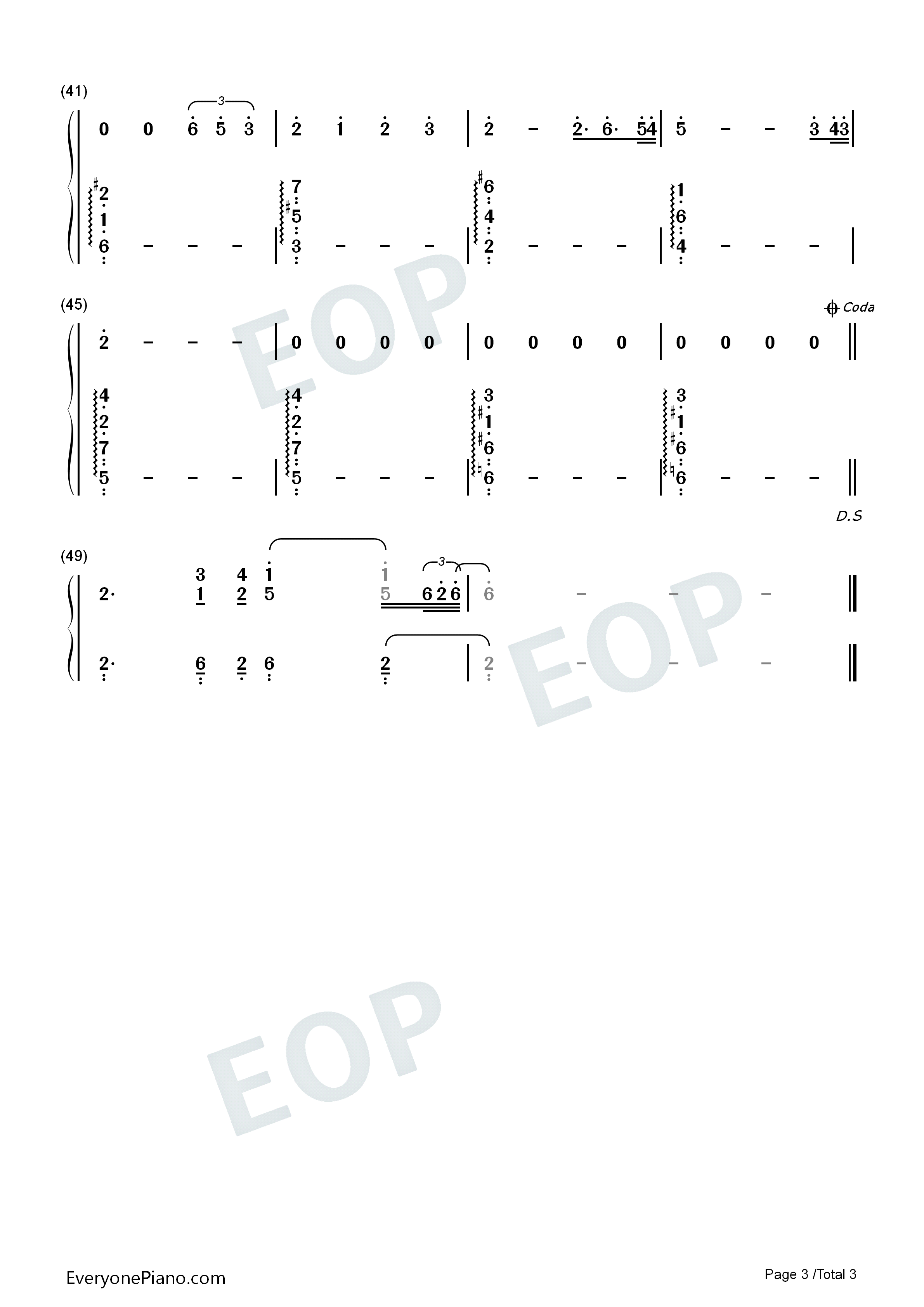 Its_Raining_Somewhere_Else钢琴简谱_Toby_Fox演唱