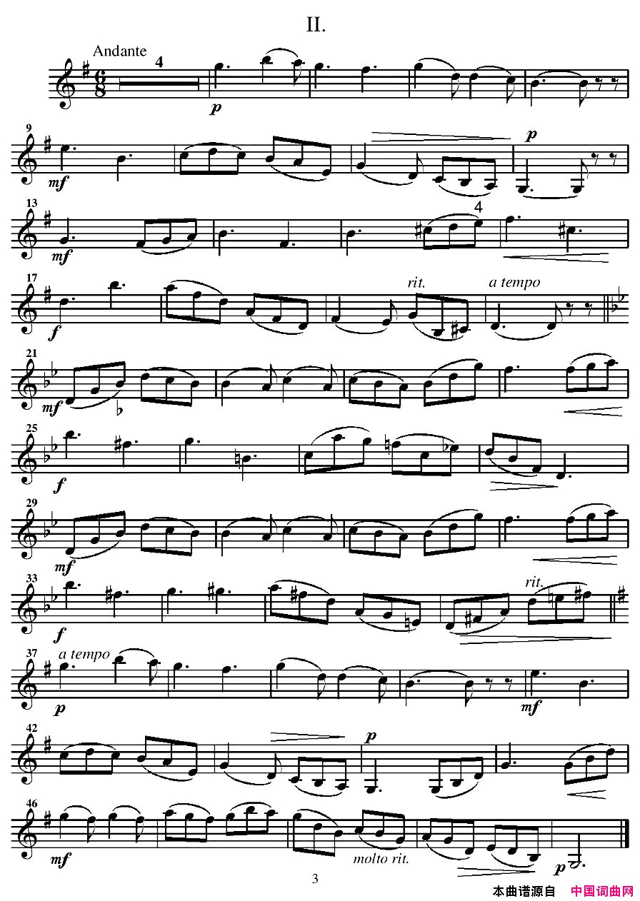 ConcertoinBMinorB小调协奏曲简谱