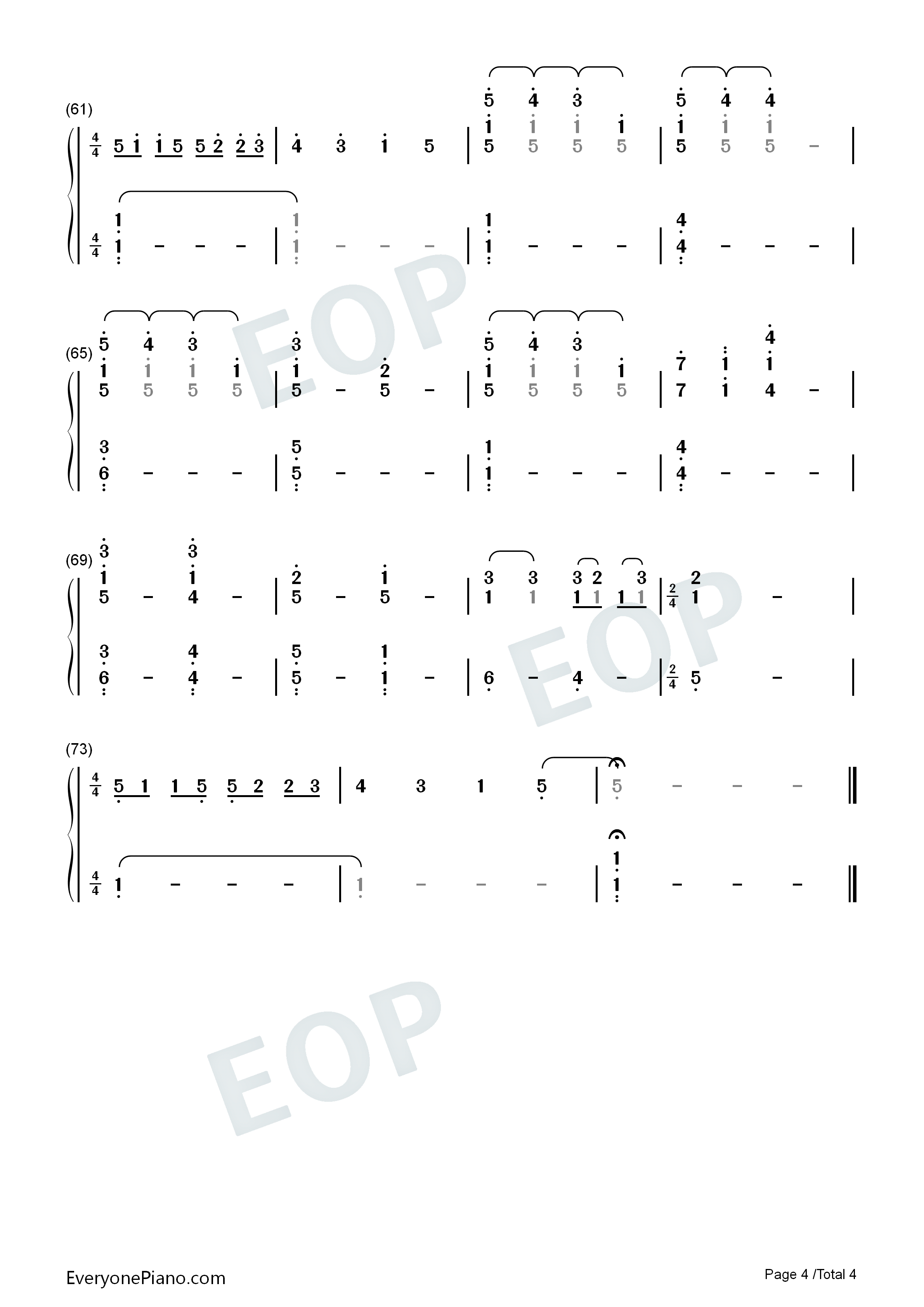 King_of_Kings钢琴简谱_Hillsong_Worship演唱