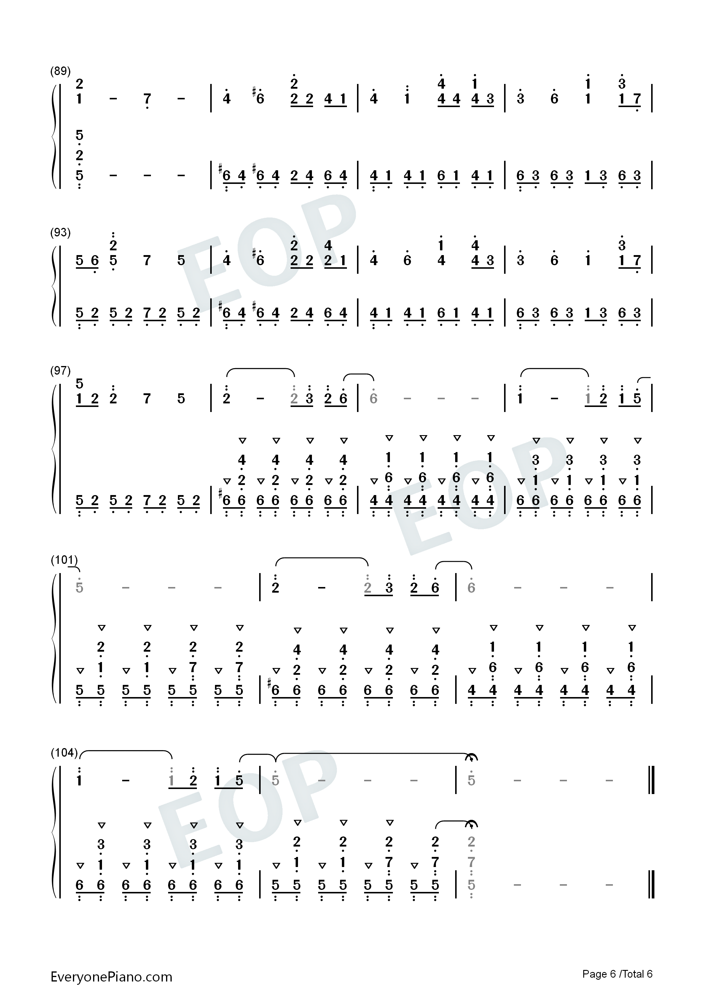 The_Calling钢琴简谱_TheFatRat_Laura_Brehm演唱