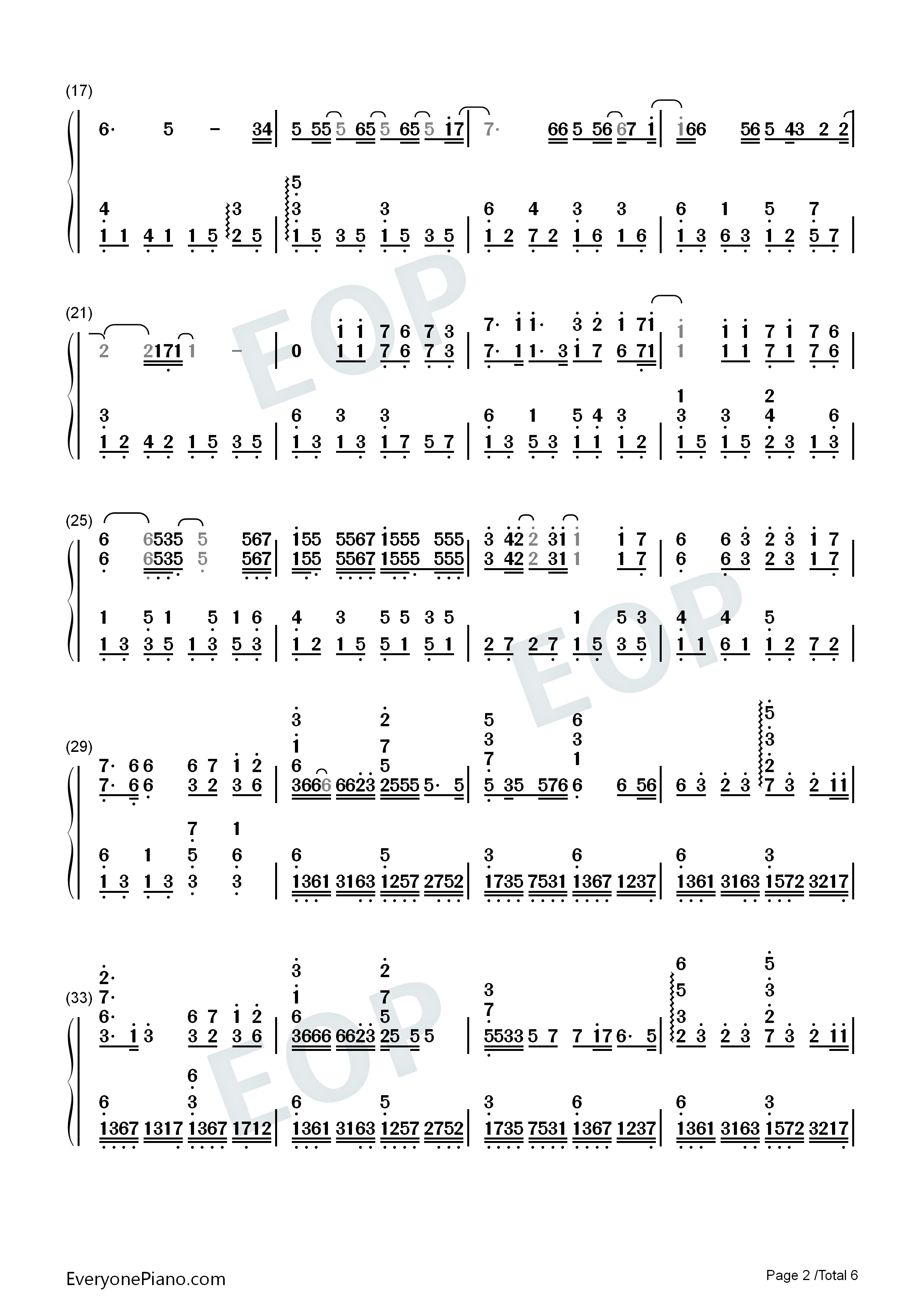 冬のエピローグ钢琴简谱_Goose_house演唱