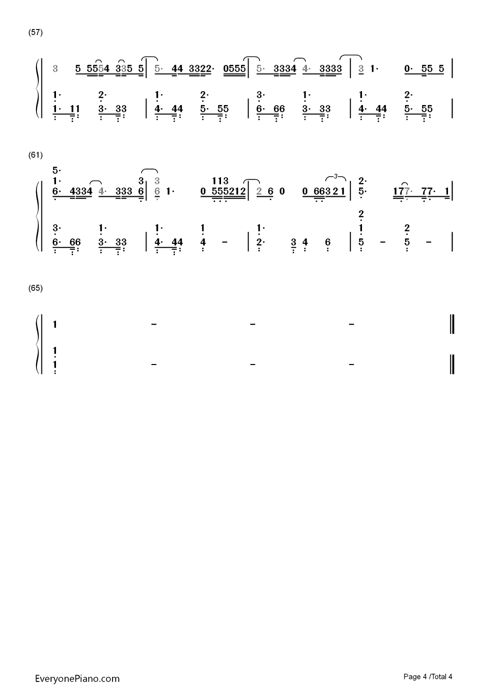 When_We_Were_Young钢琴简谱_Adele演唱
