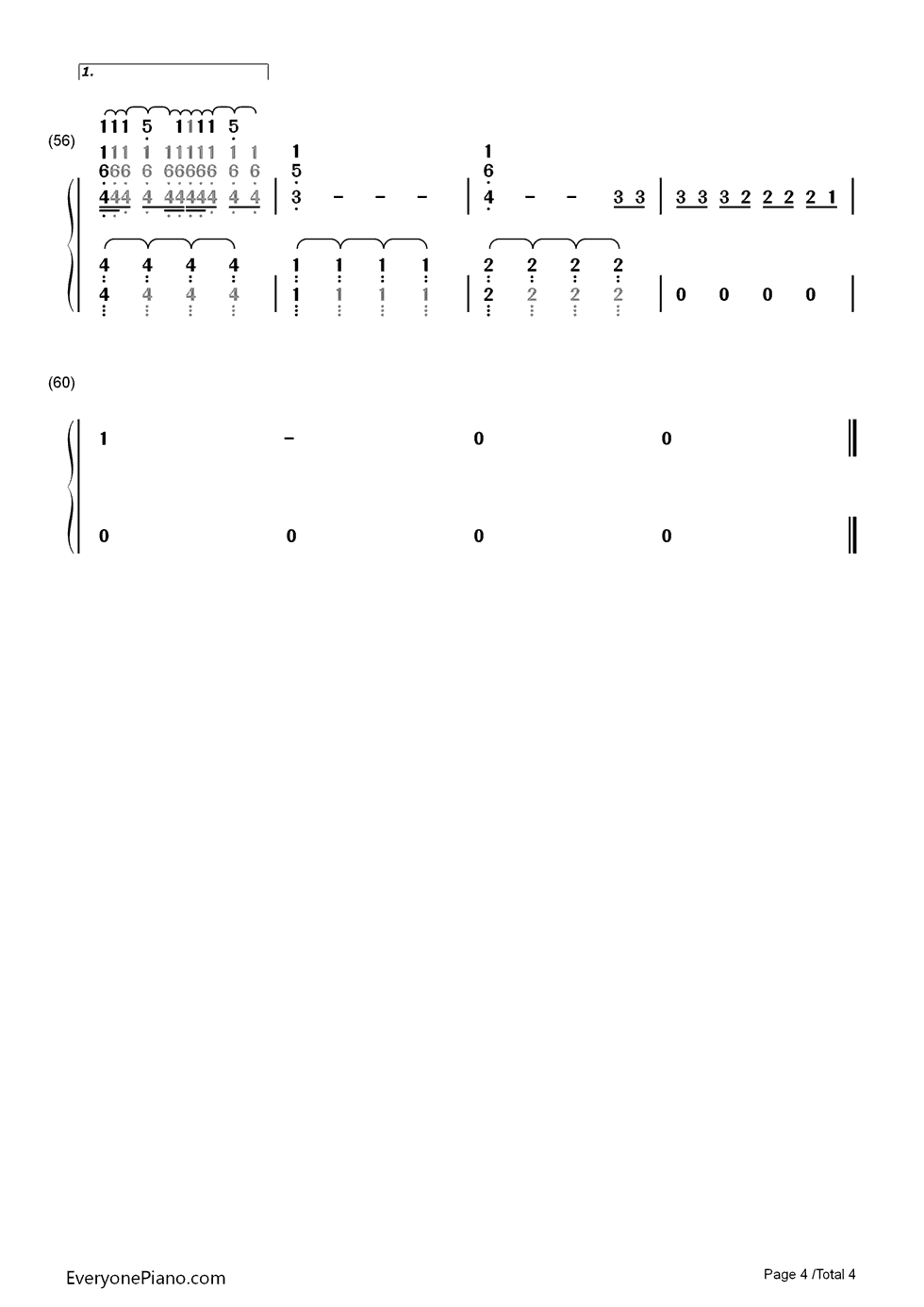 Water_Under_the_Bridge钢琴简谱_Adele演唱