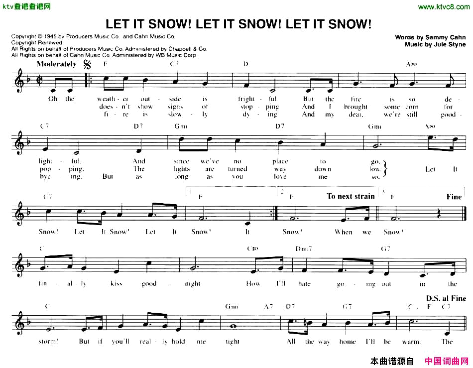 LETITSNOW!LETITSNOW!LETITSNOW!简谱